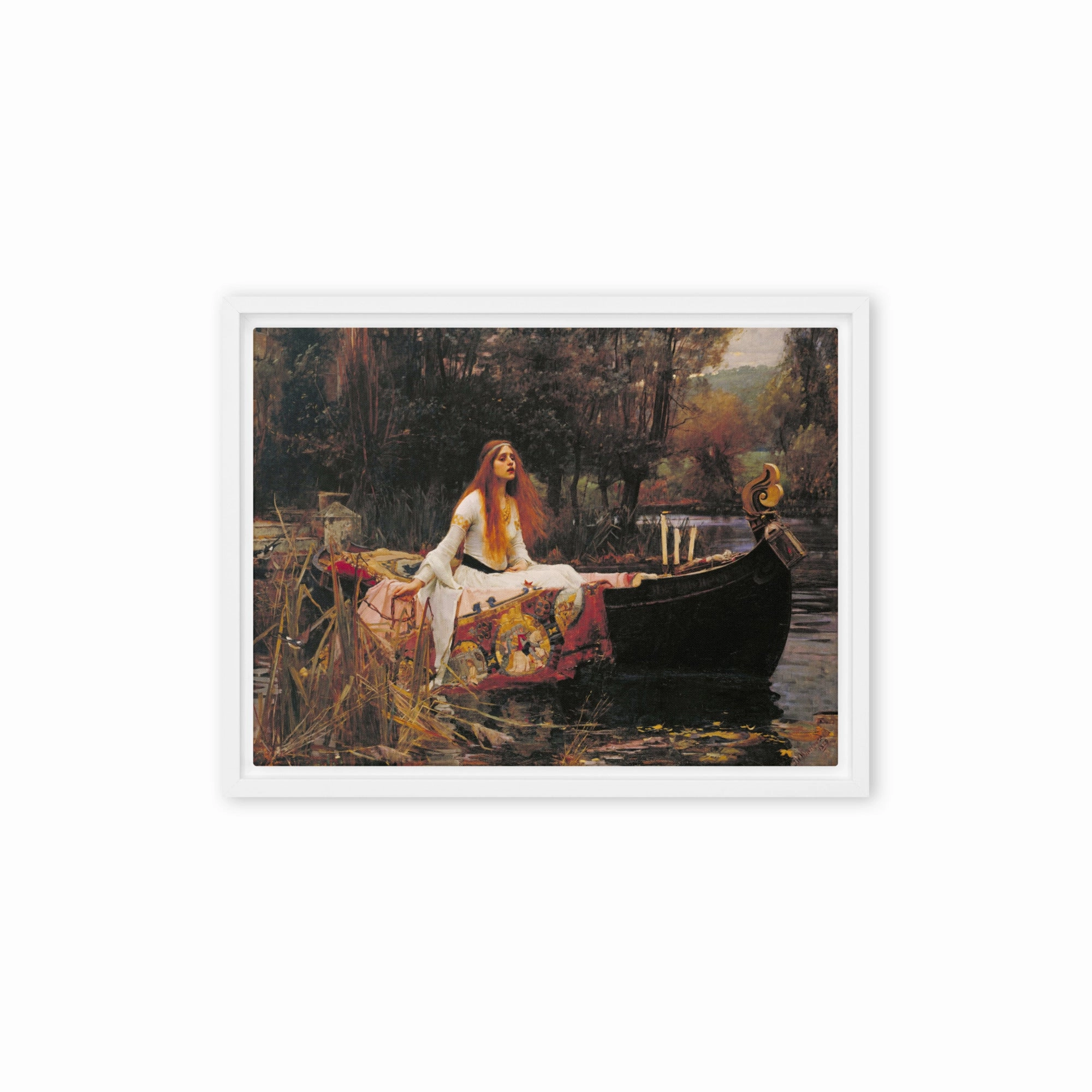 Canvas - John William Waterhouse, The Lady of Shalott