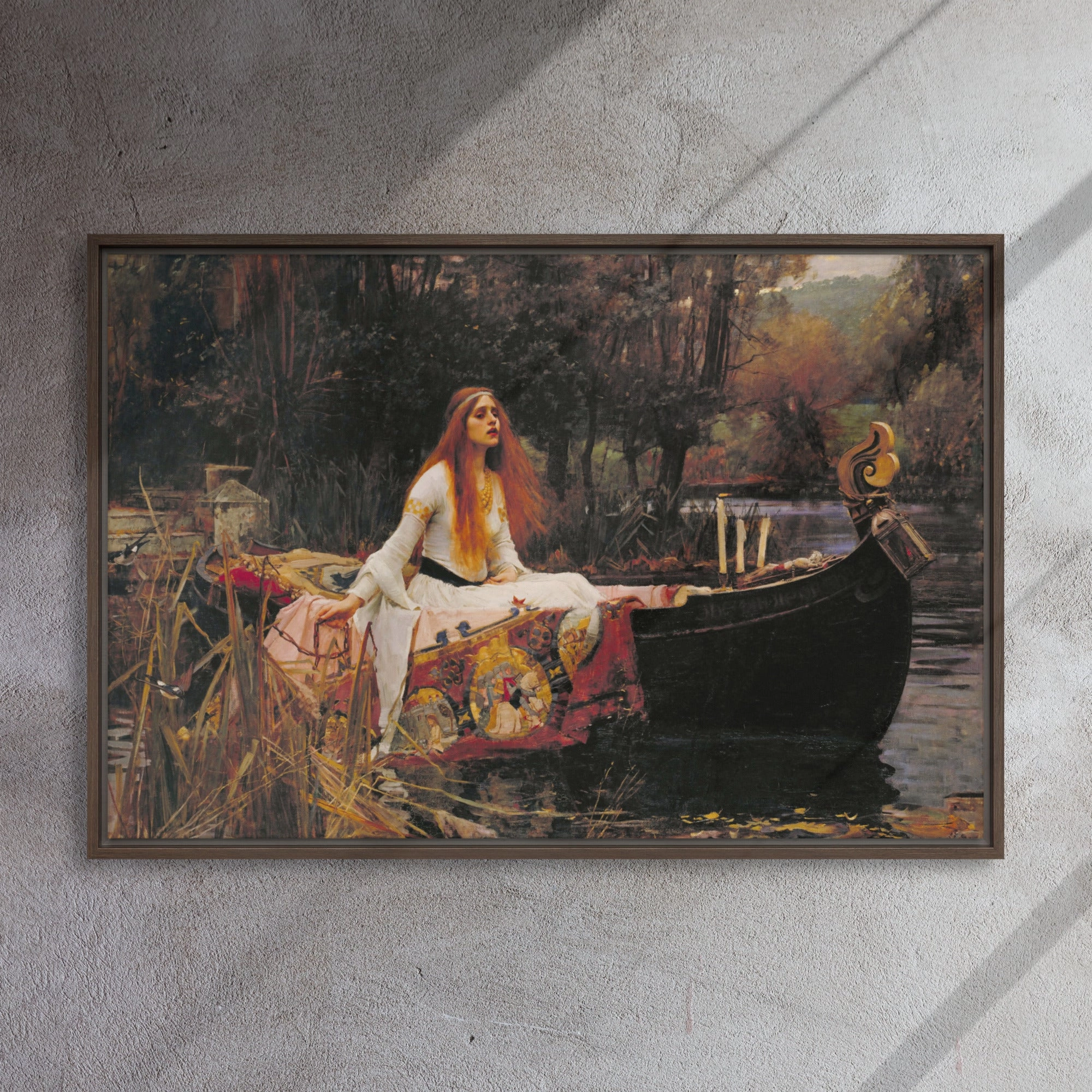 Canvas - John William Waterhouse, The Lady of Shalott