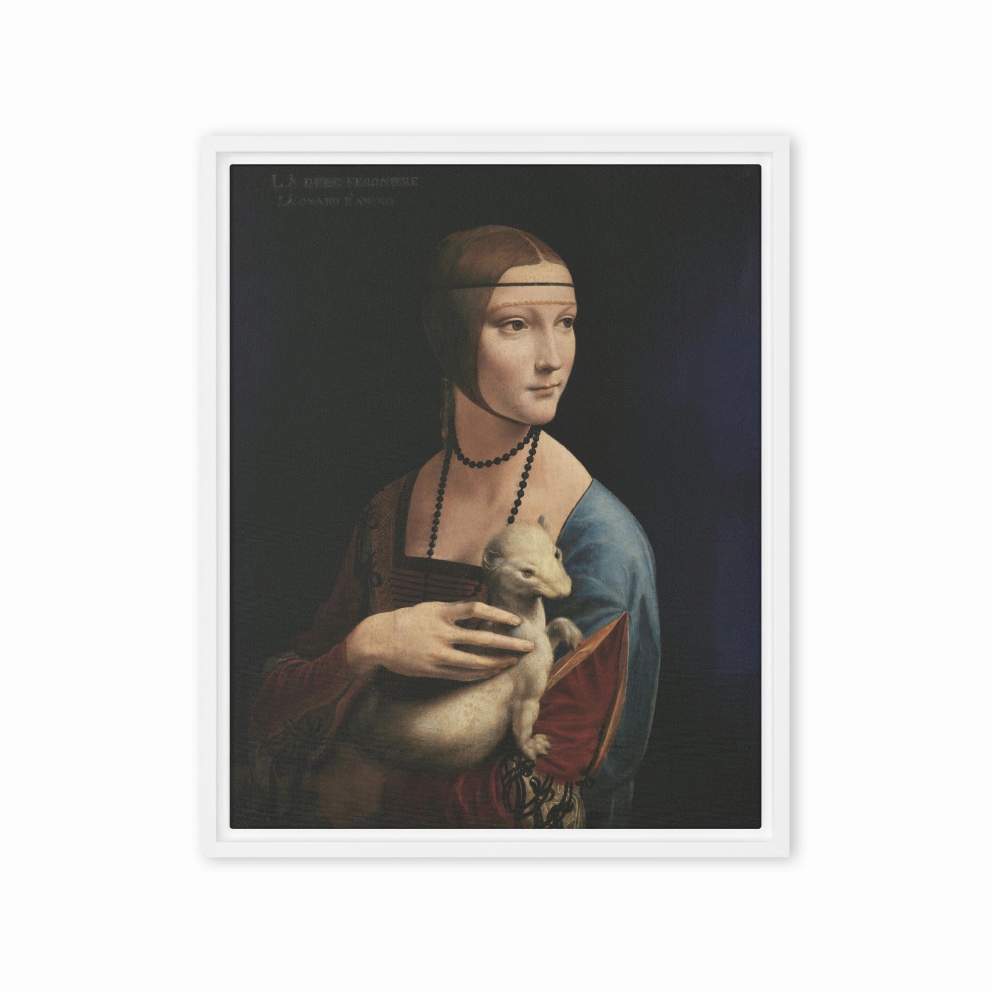 Canvas - Leonardo da Vinci, Lady with an Ermine