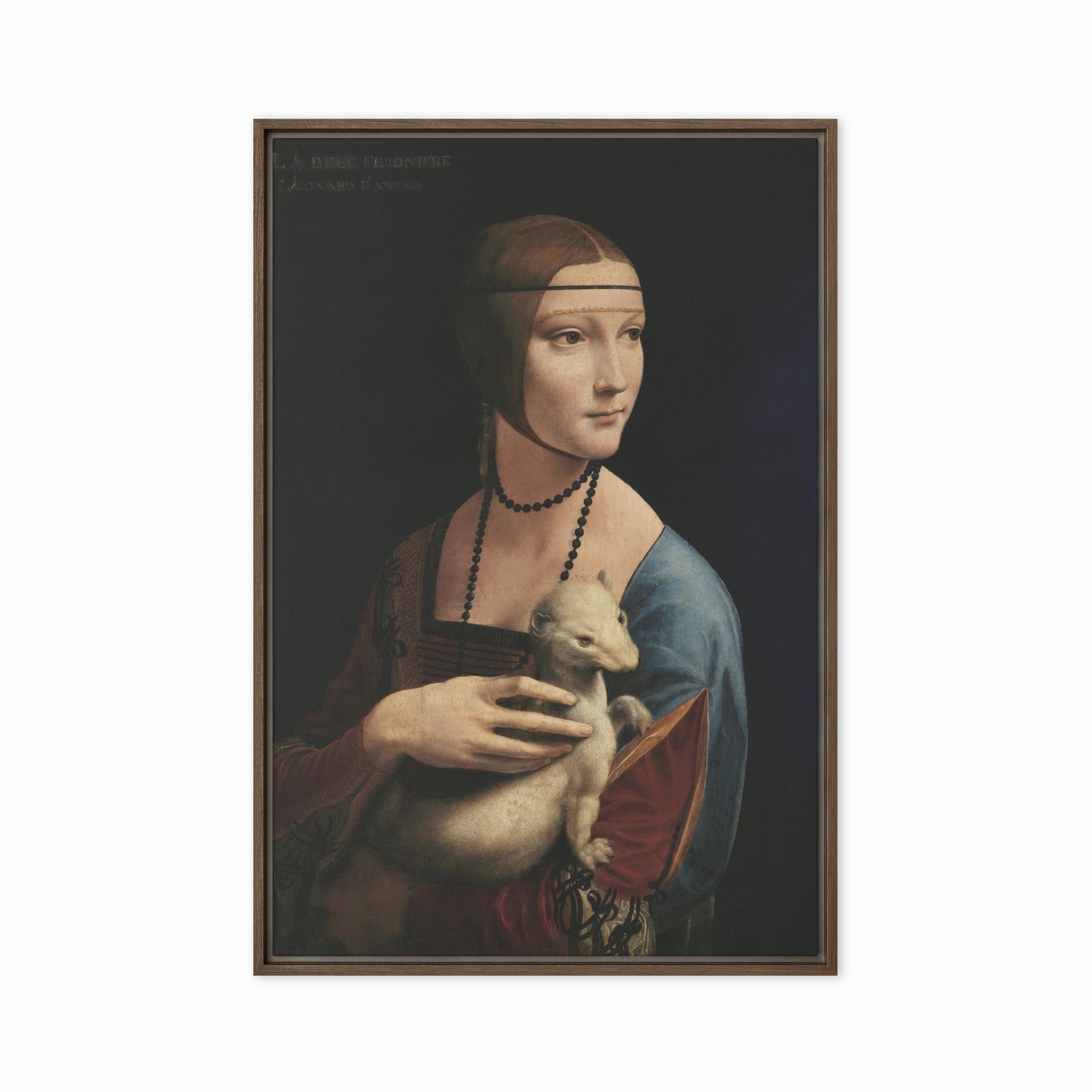 Canvas - Leonardo da Vinci, Lady with an Ermine
