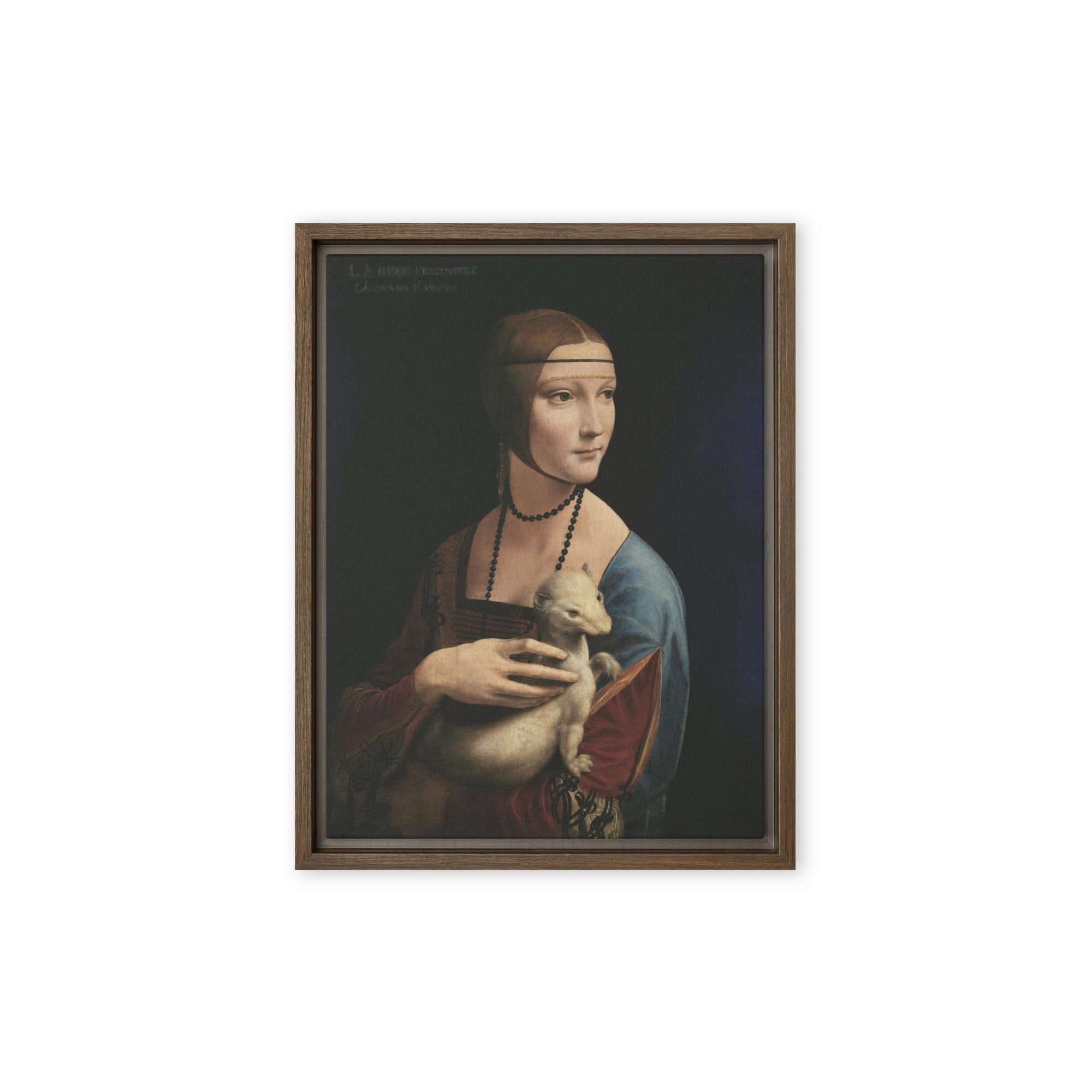 Canvas - Leonardo da Vinci, Lady with an Ermine
