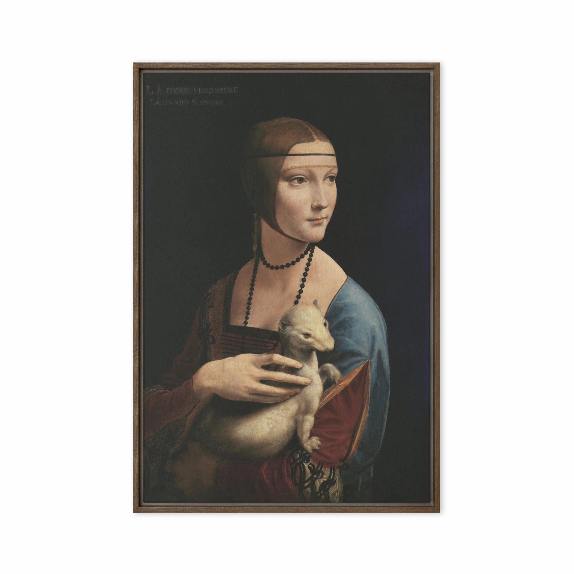 Canvas - Leonardo da Vinci, Lady with an Ermine