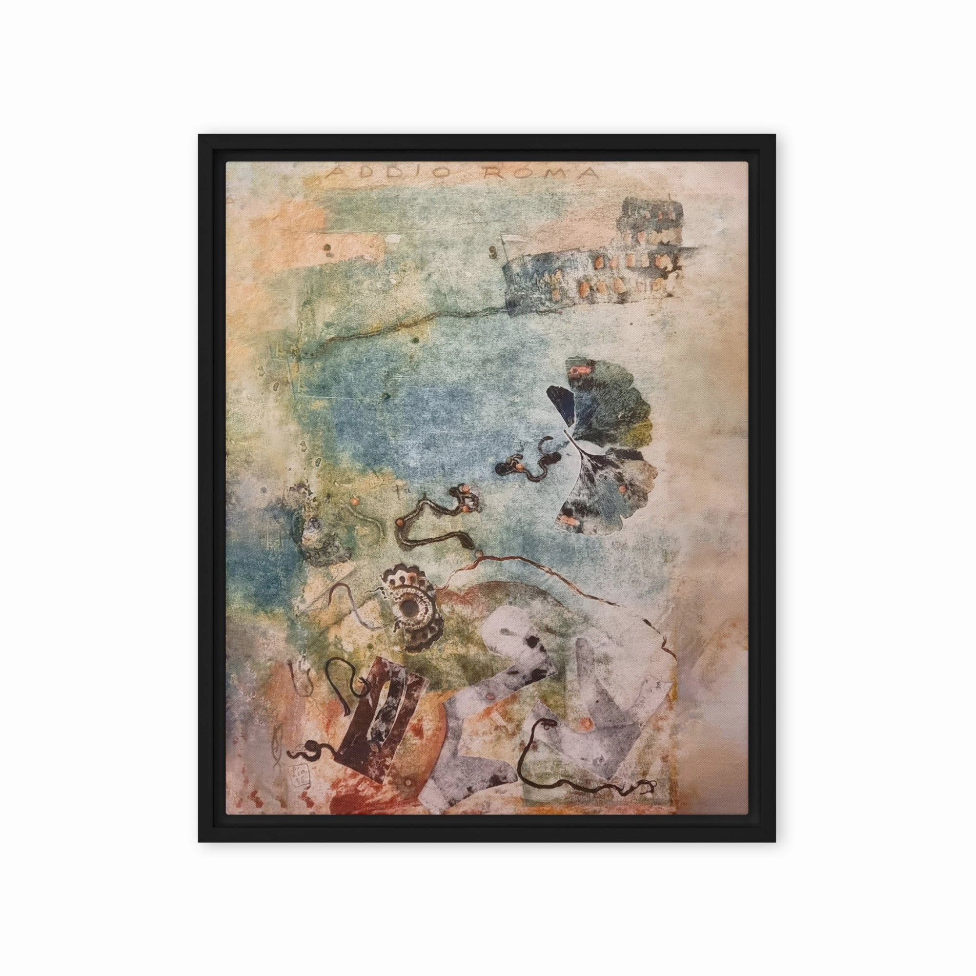 Canvas - Lia Broecker-Jakob, Monotype 5971 goodbye Rome