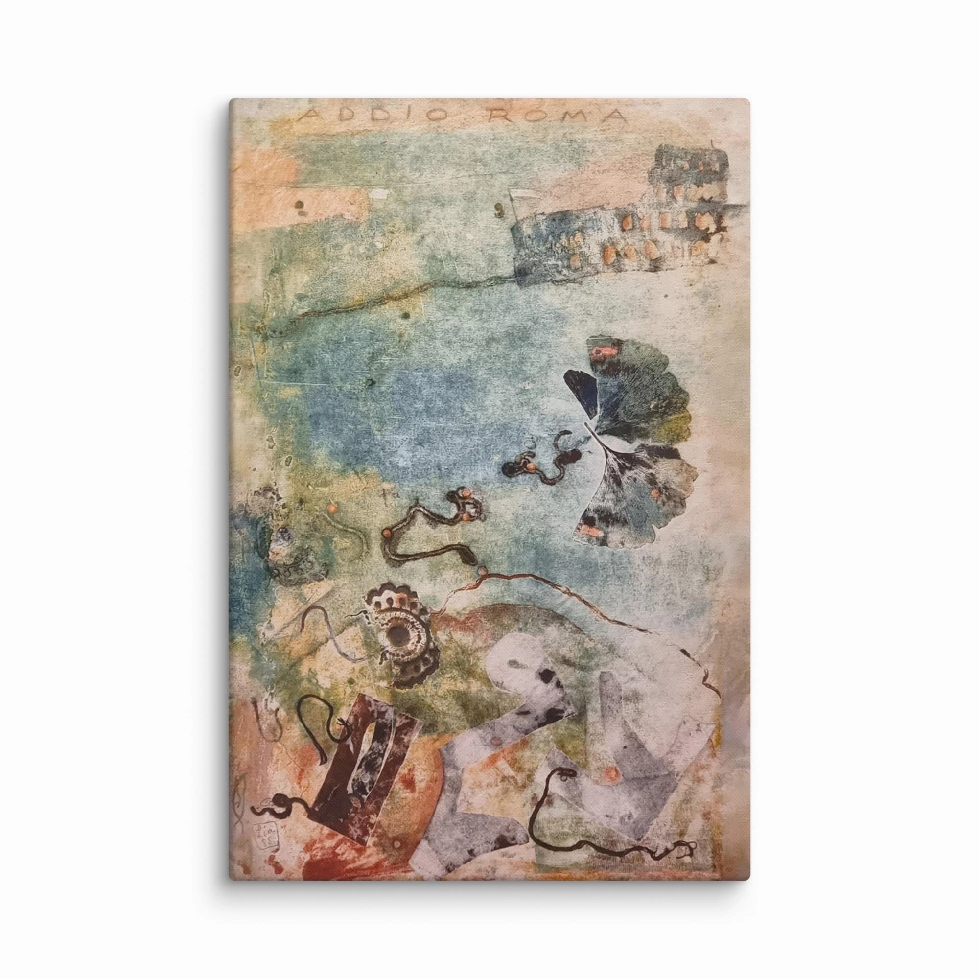 Canvas - Lia Broecker-Jakob, Monotype 5971 goodbye Rome