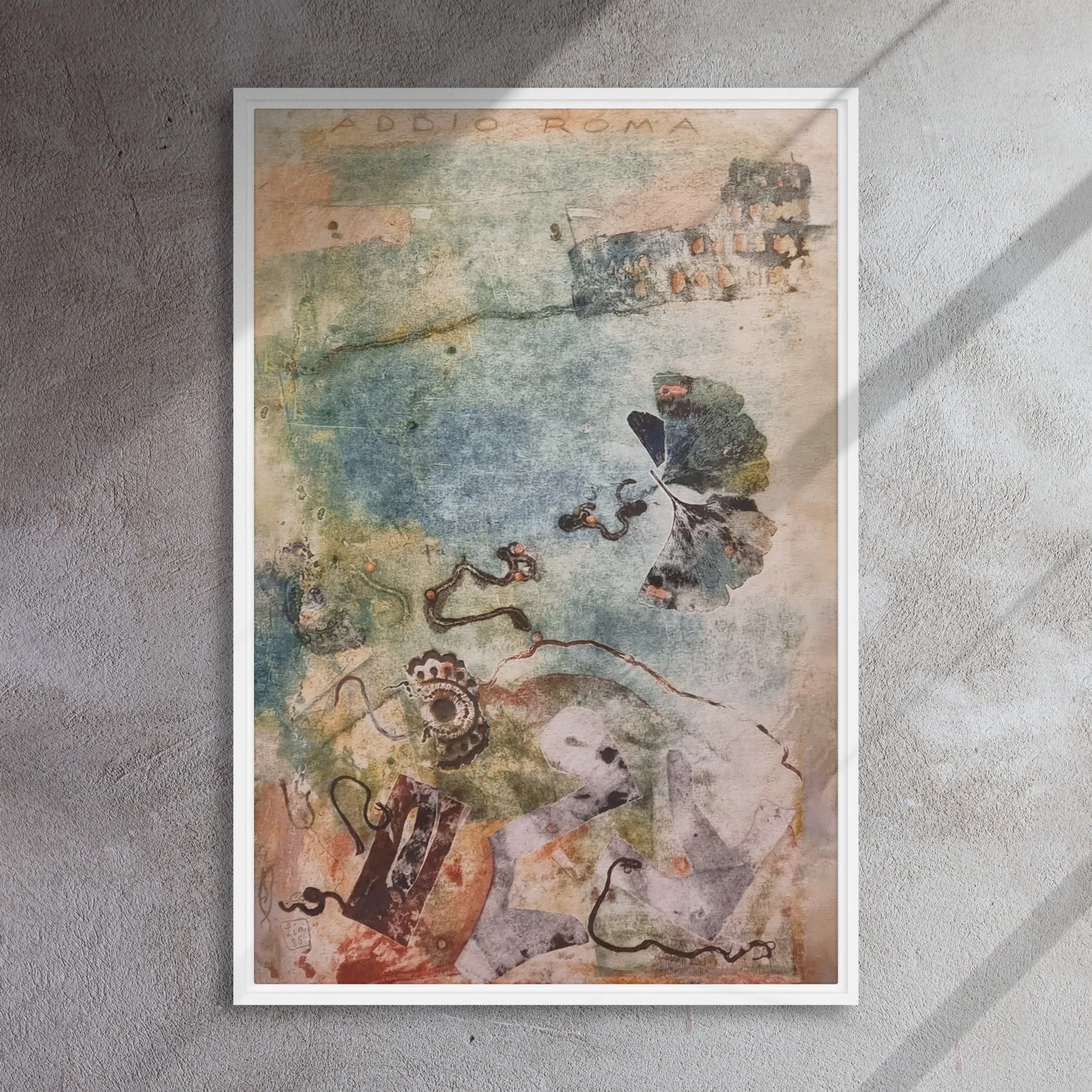 Canvas - Lia Broecker-Jakob, Monotype 5971 goodbye Rome