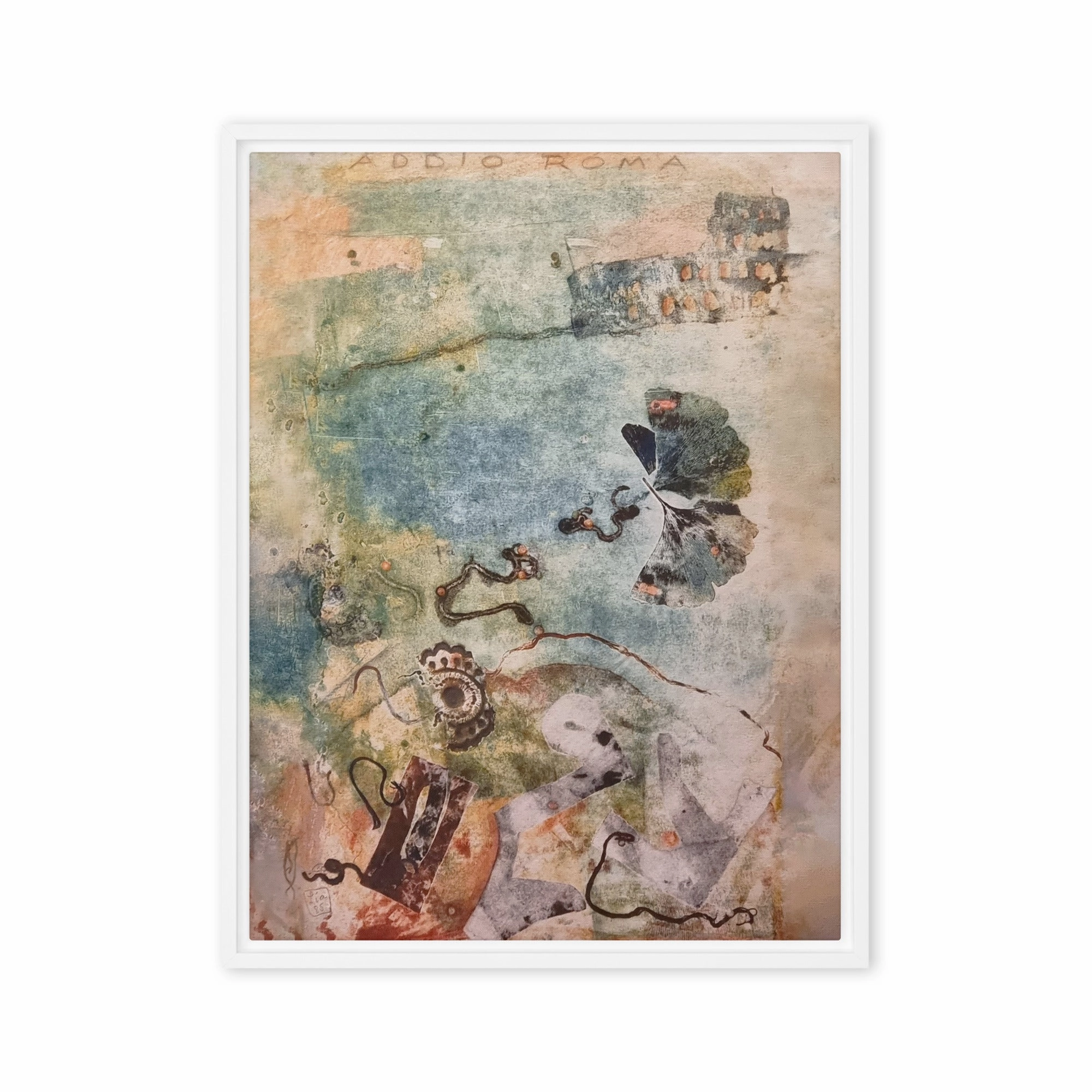 Canvas - Lia Broecker-Jakob, Monotype 5971 goodbye Rome