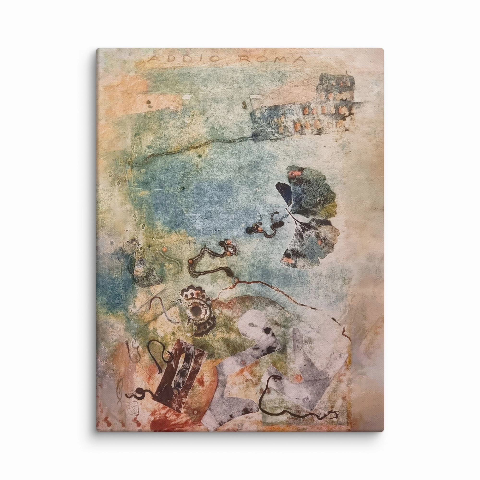 Canvas - Lia Broecker-Jakob, Monotype 5971 goodbye Rome