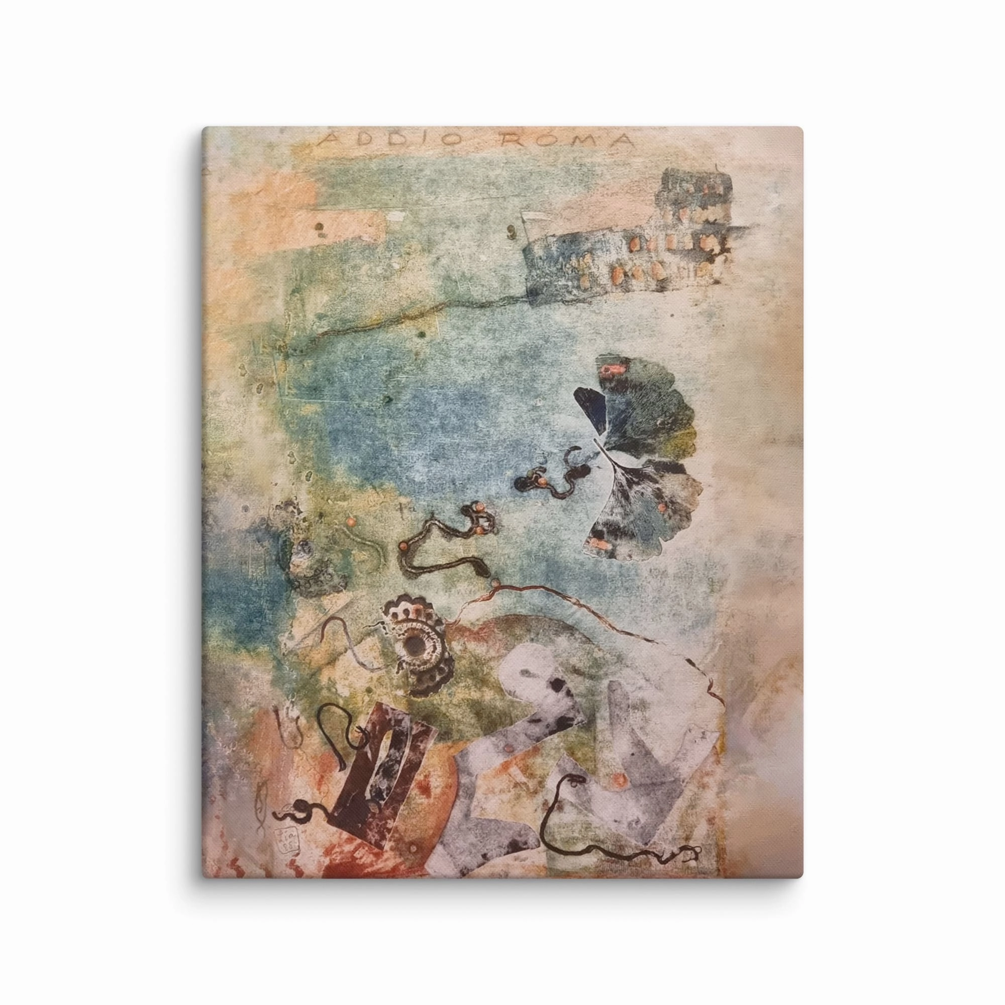 Canvas - Lia Broecker-Jakob, Monotype 5971 goodbye Rome