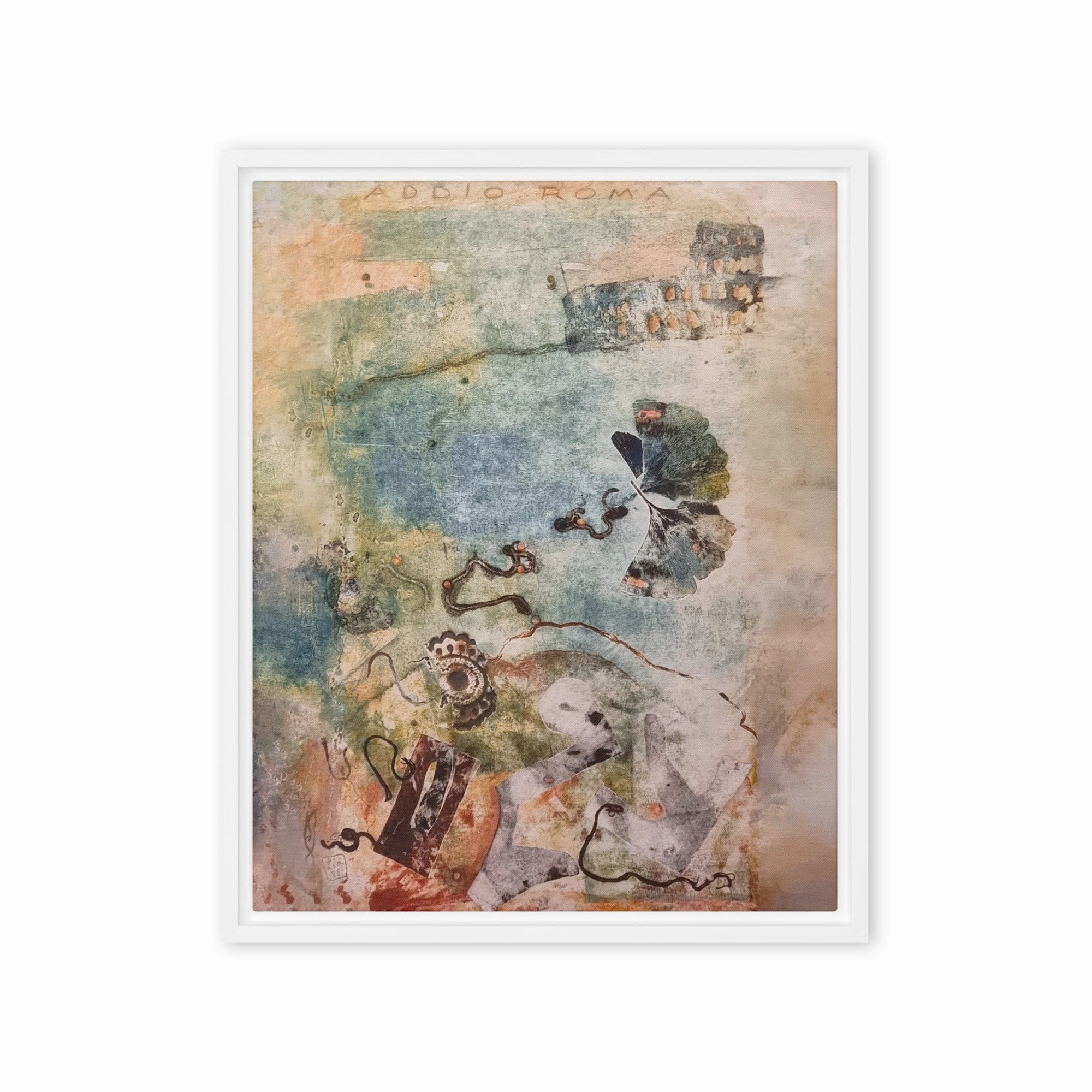 Canvas - Lia Broecker-Jakob, Monotype 5971 goodbye Rome