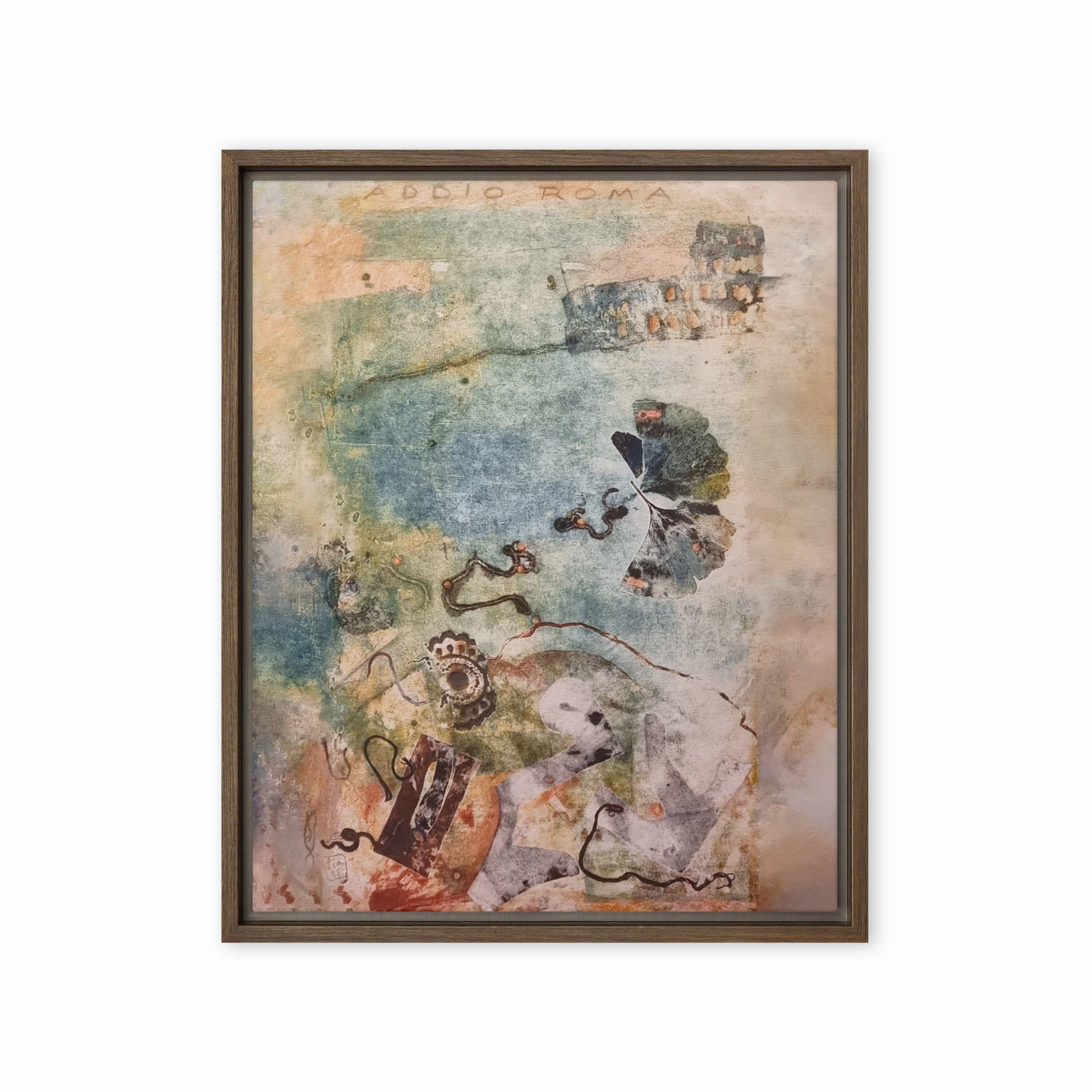 Canvas - Lia Broecker-Jakob, Monotype 5971 goodbye Rome