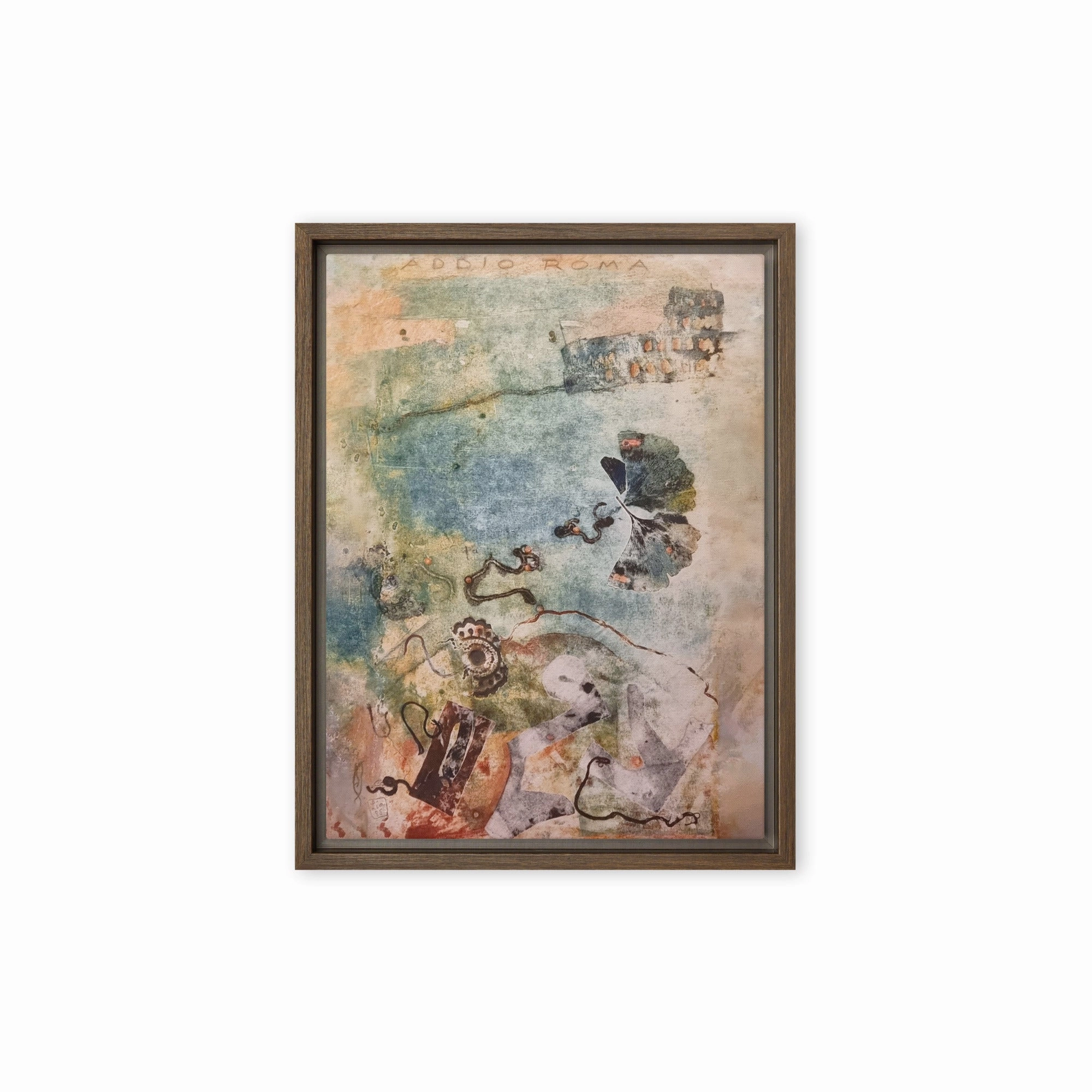 Canvas - Lia Broecker-Jakob, Monotype 5971 goodbye Rome