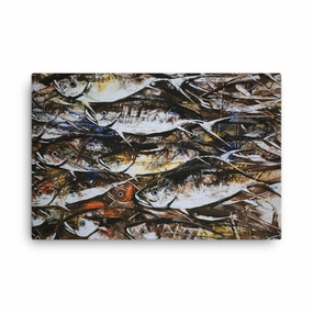 Canvas - mackerel canvas mural art
