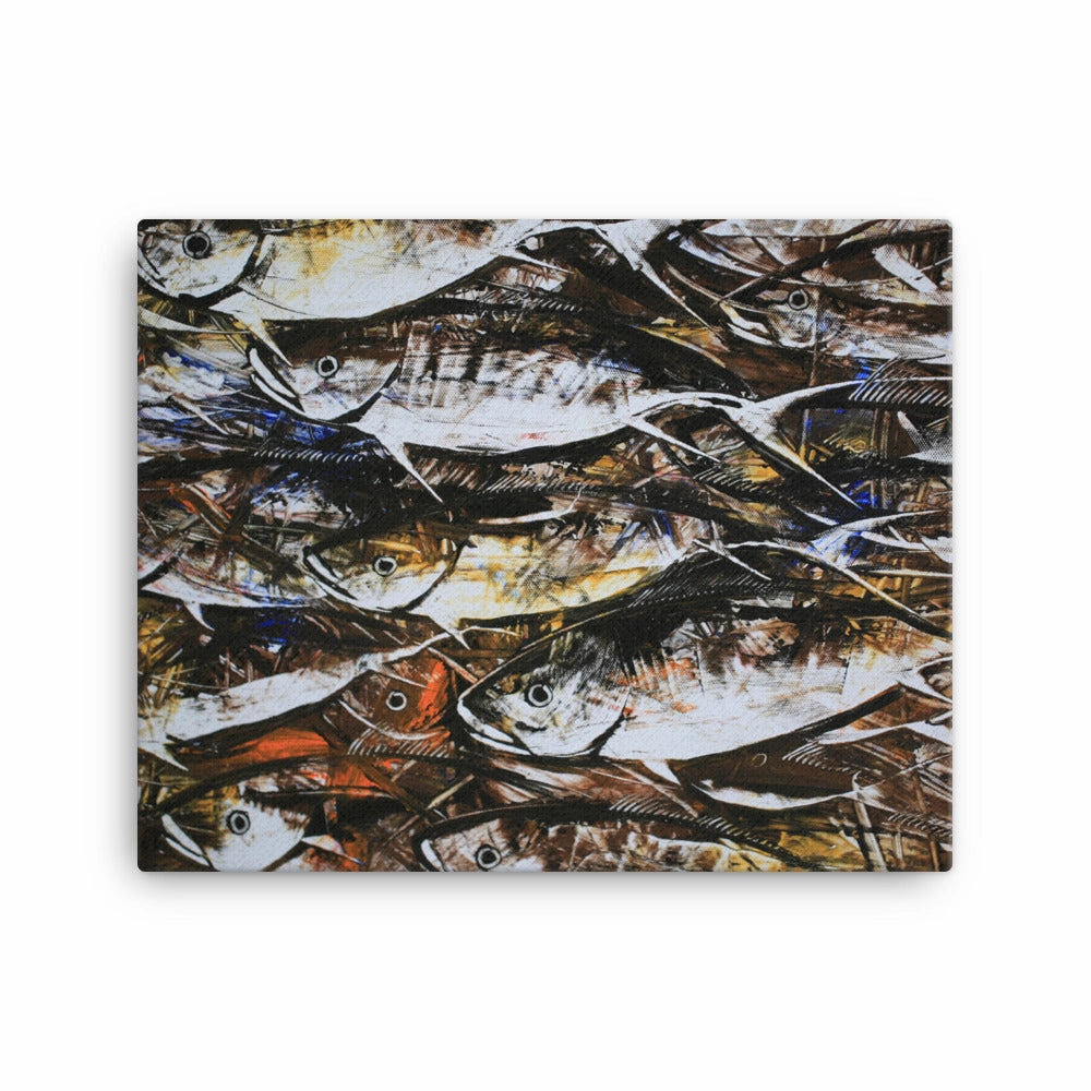 Canvas - mackerel
