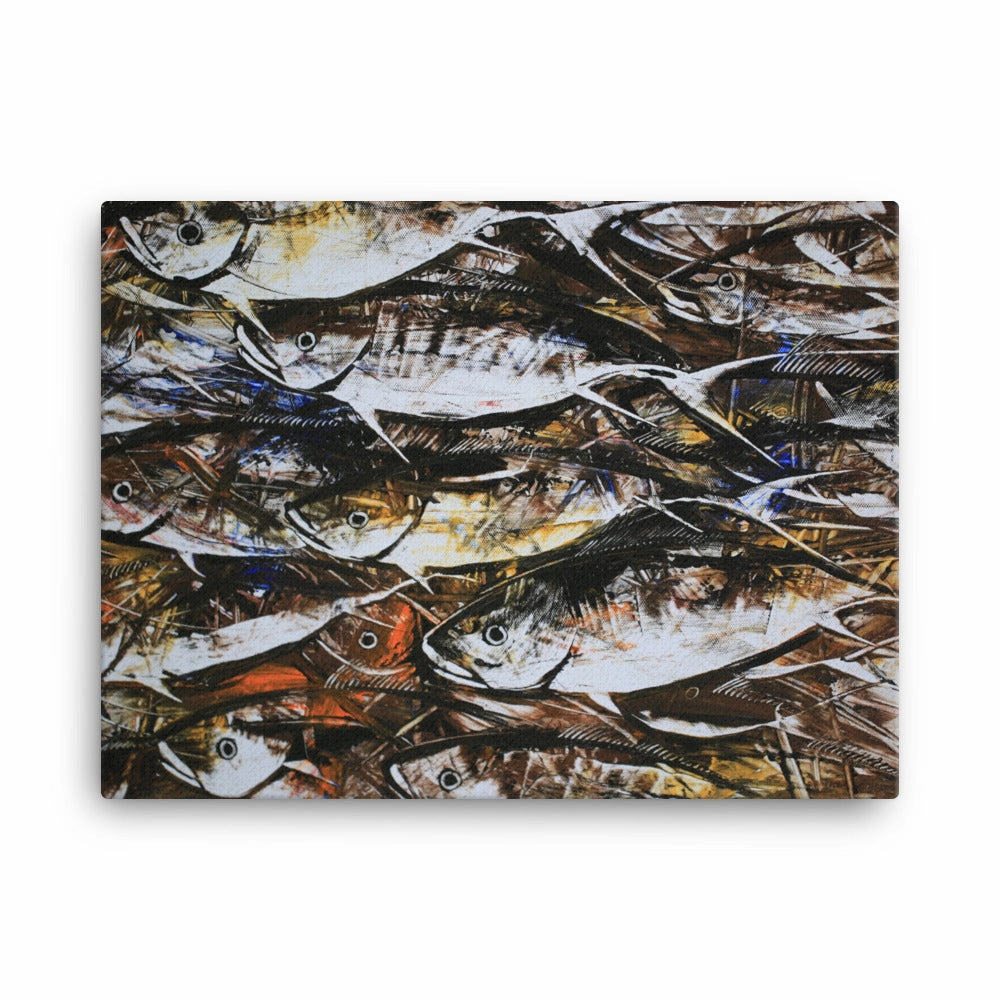 Canvas - mackerel