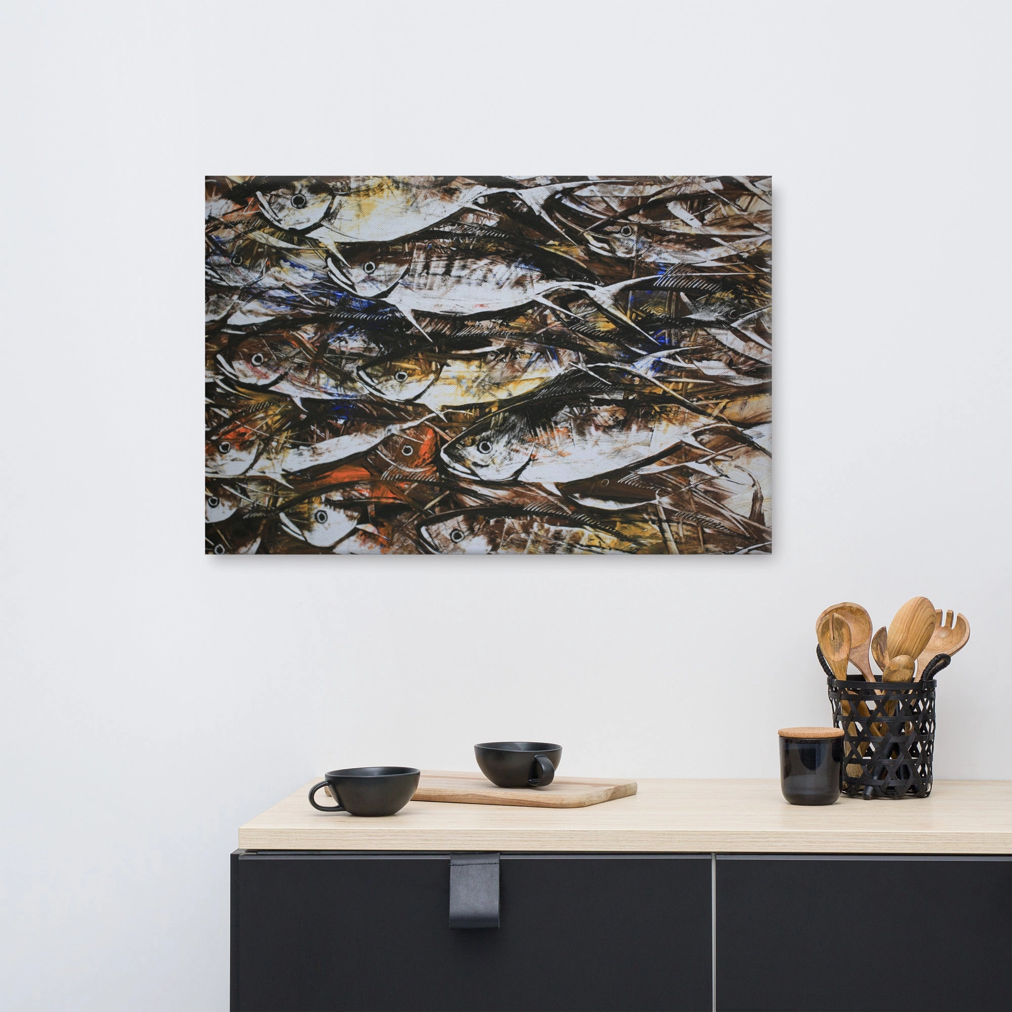 Canvas - mackerel