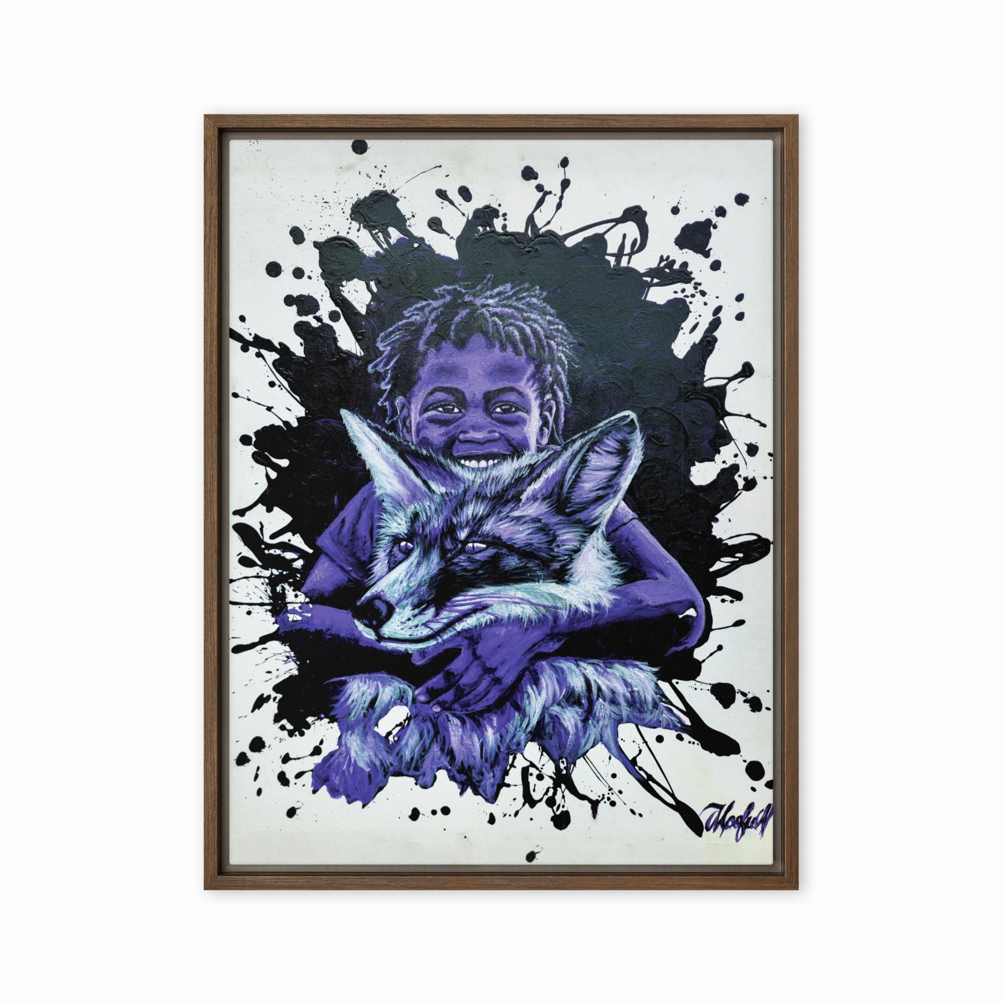 Canvas - Mischief Core, Nokuthula M Mpofu canvas mural art