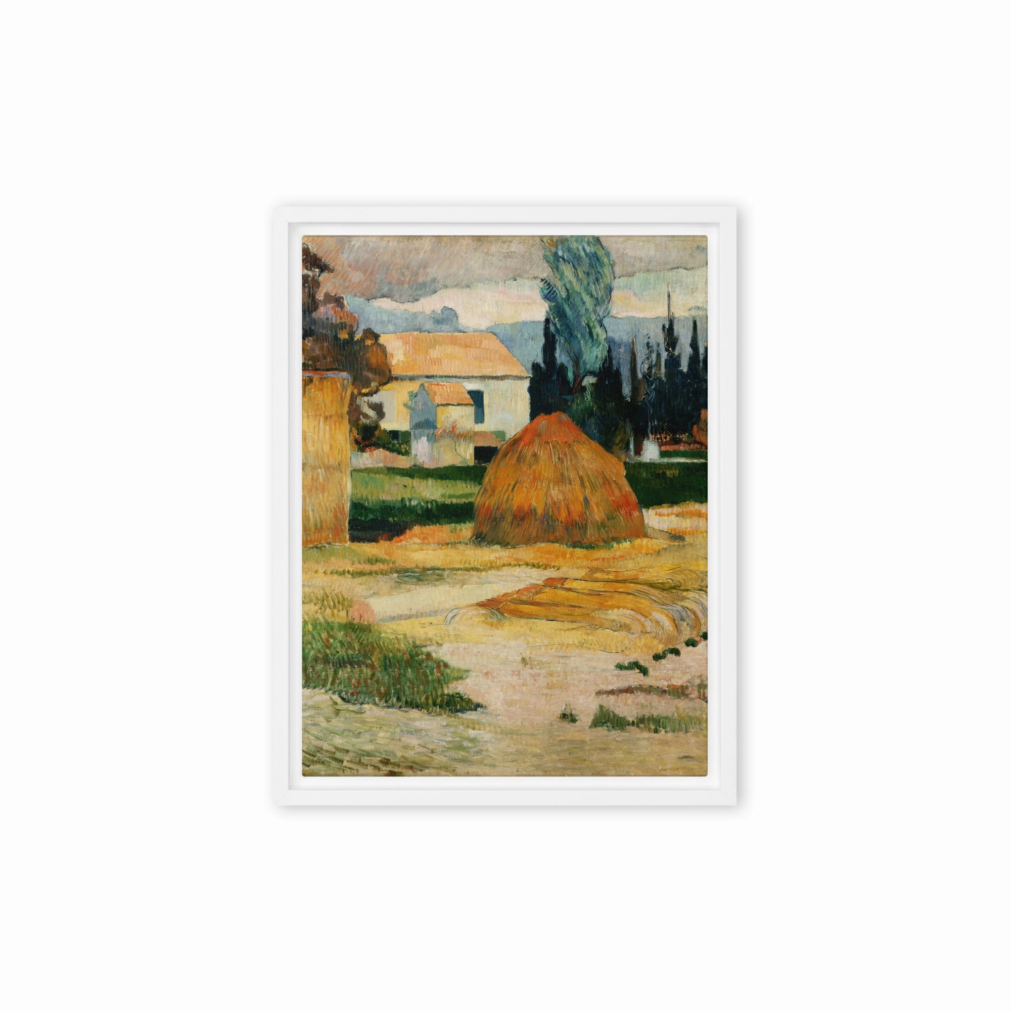 Canvas - Paul Gauguin, Landscape near Arles