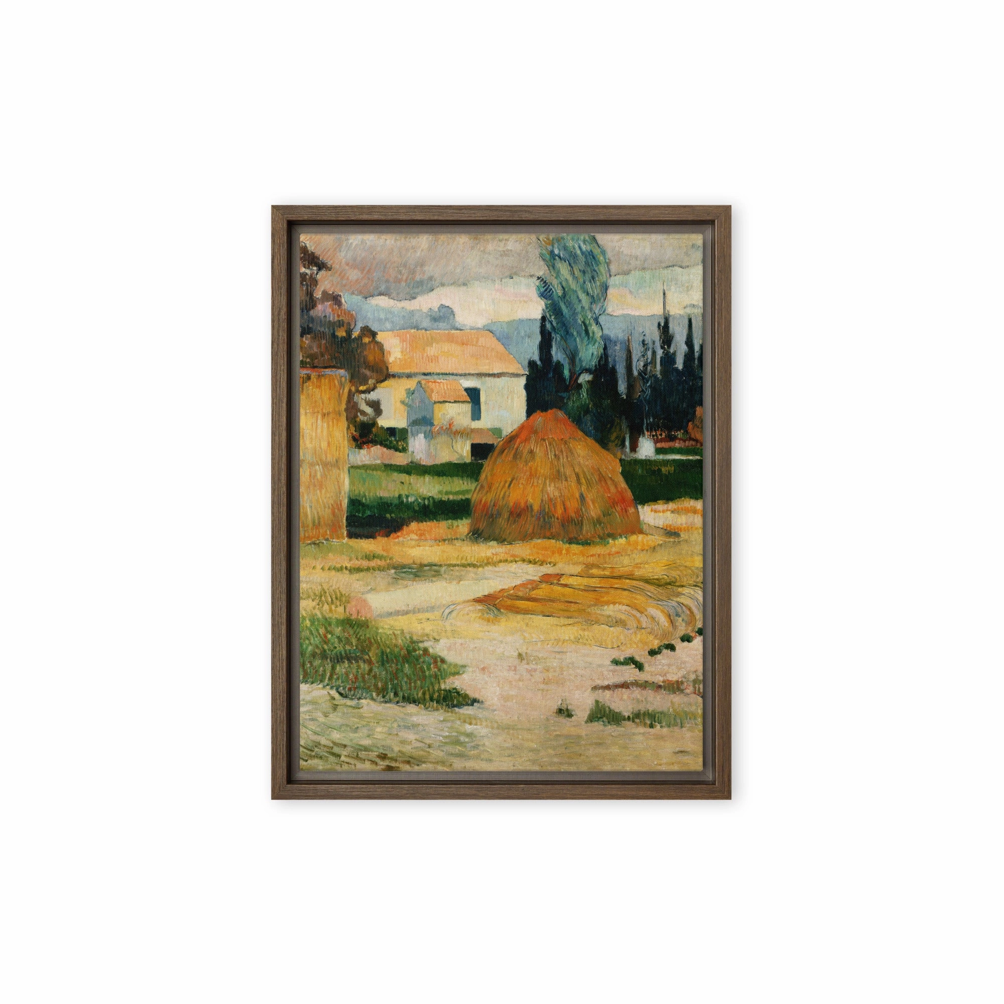 Canvas - Paul Gauguin, Landscape near Arles