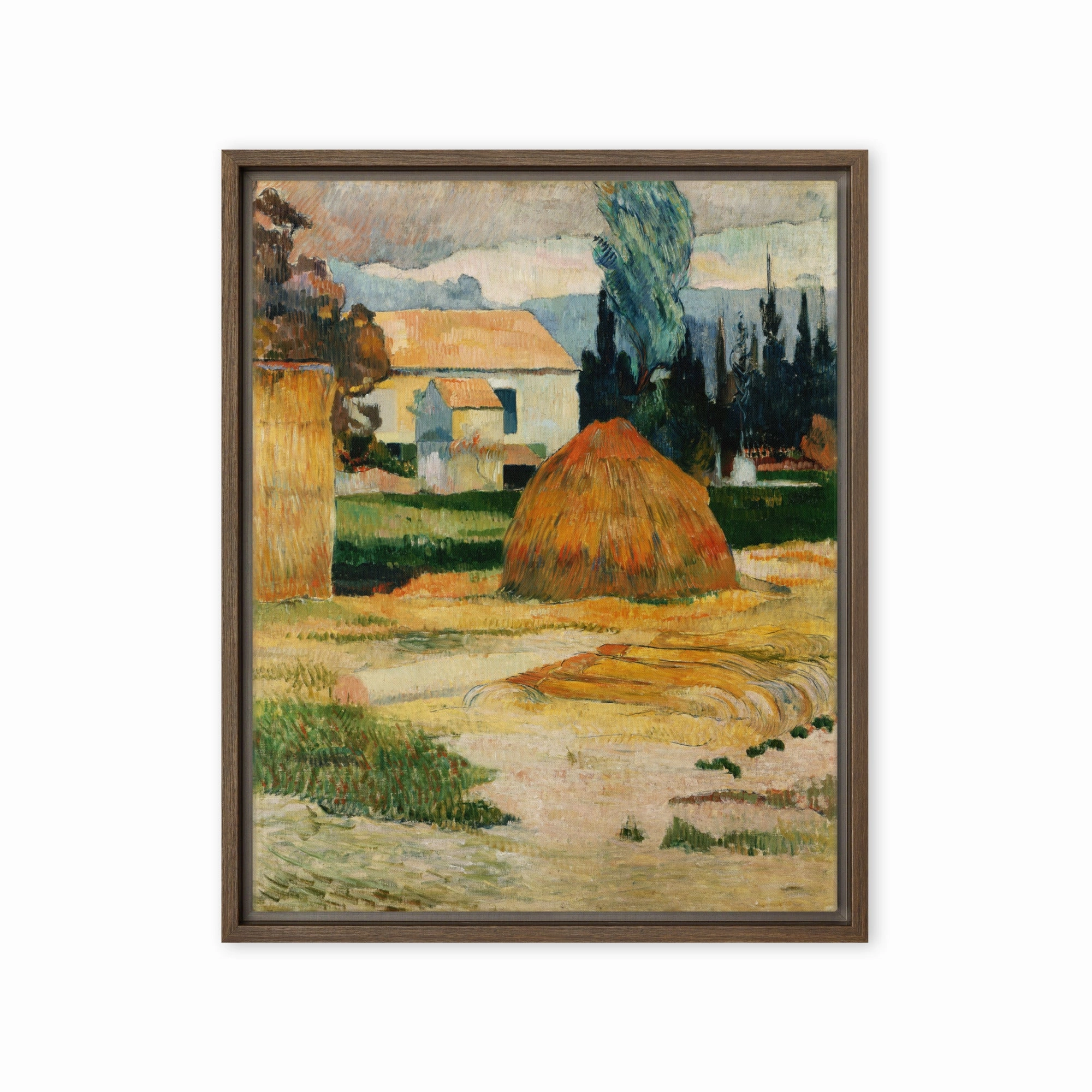 Canvas - Paul Gauguin, Landscape near Arles