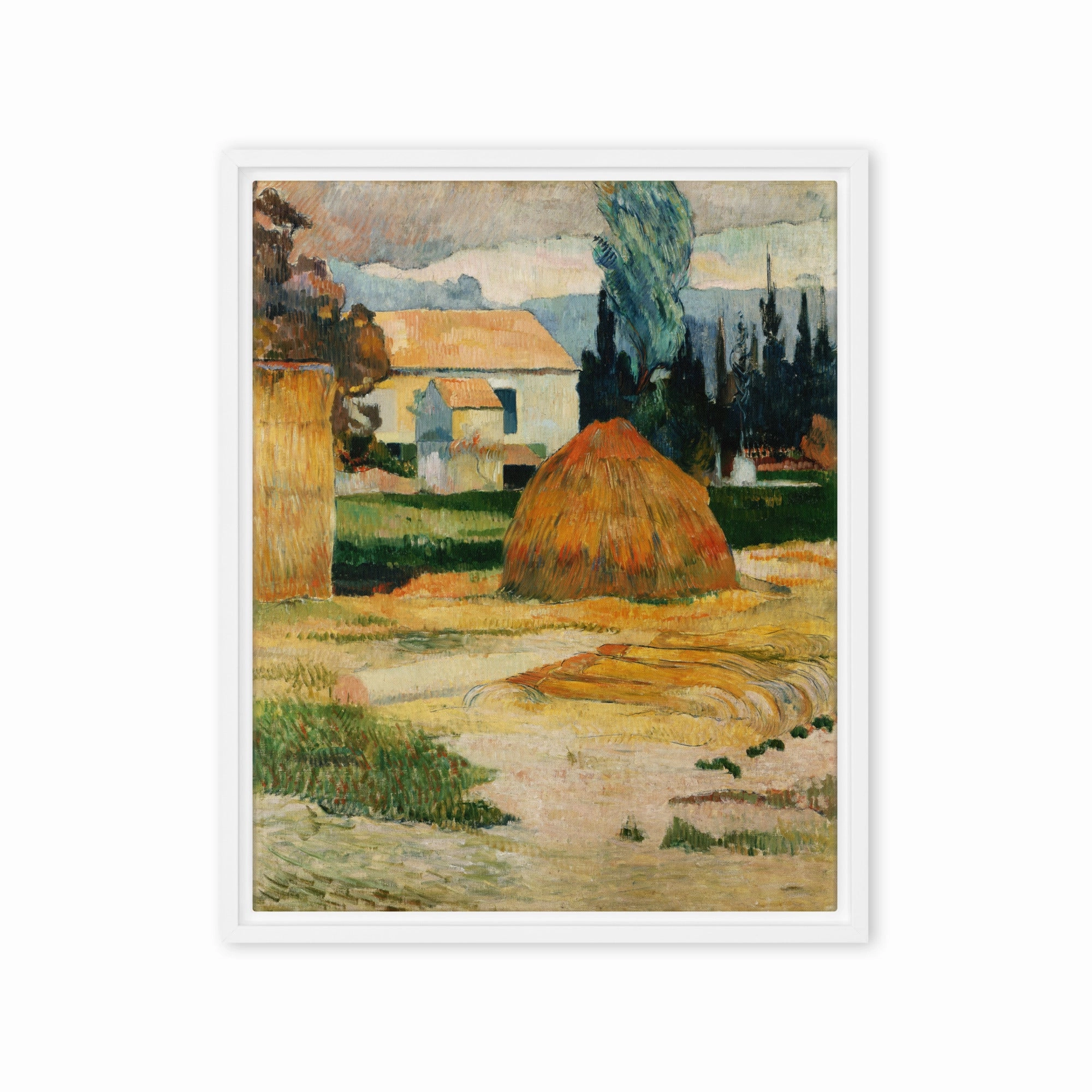 Canvas - Paul Gauguin, Landscape near Arles