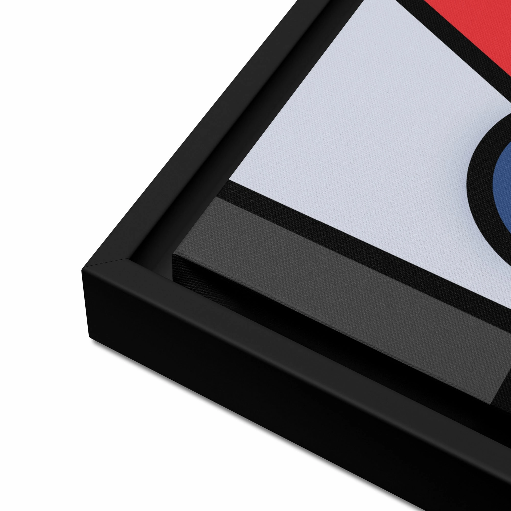 Canvas - "LOVE" in the style of Mondrian