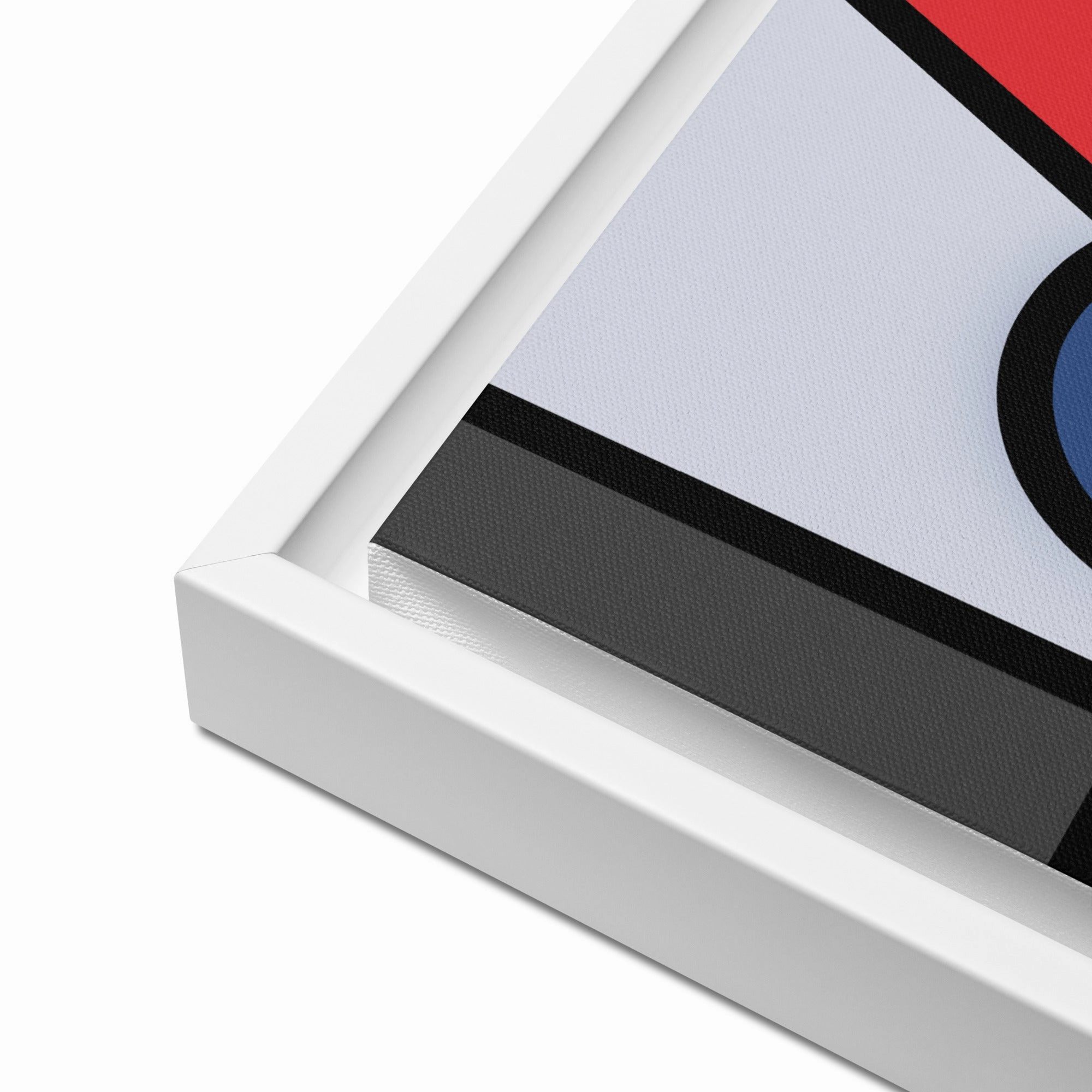 Canvas - "LOVE" in the style of Mondrian