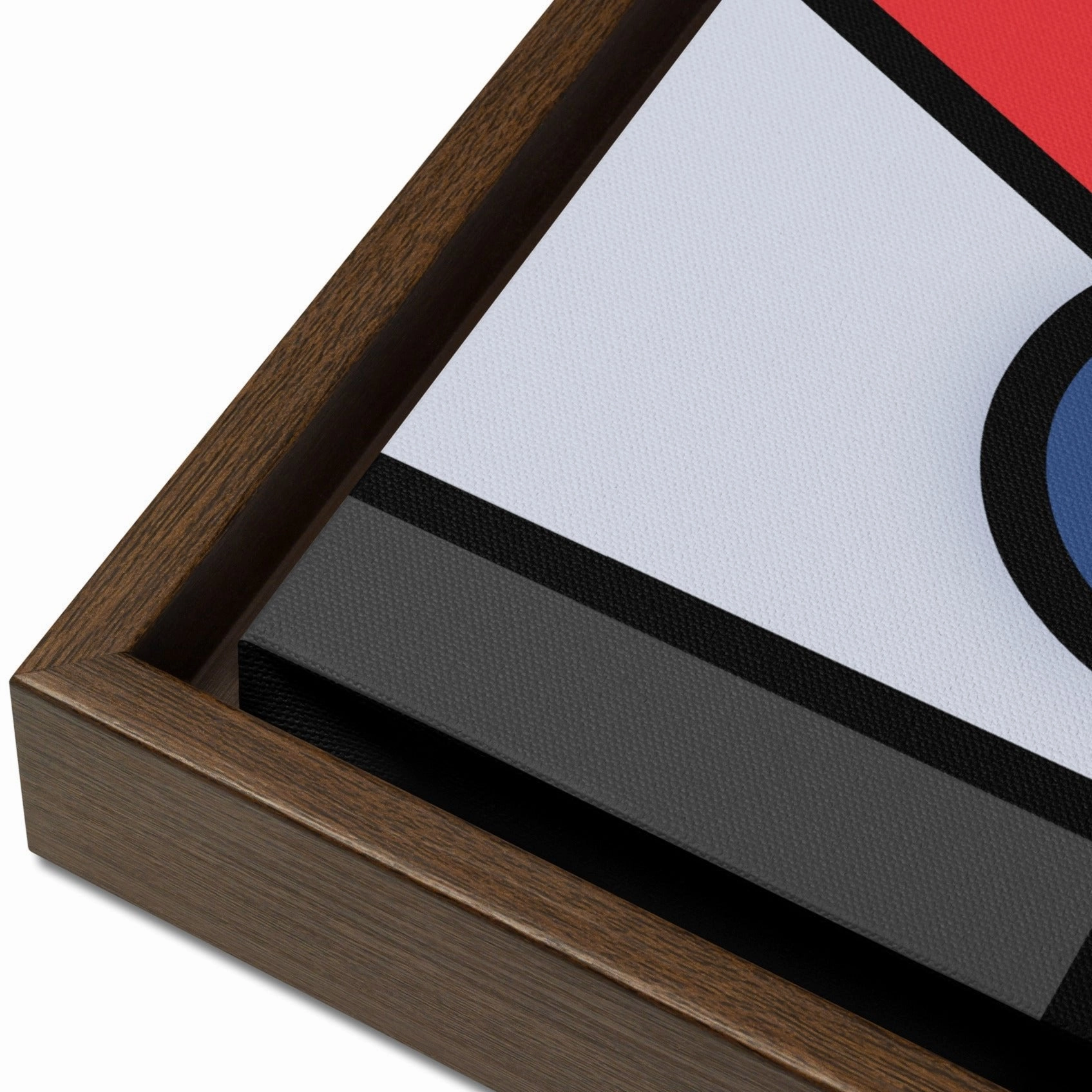 Canvas - "LOVE" in the style of Mondrian