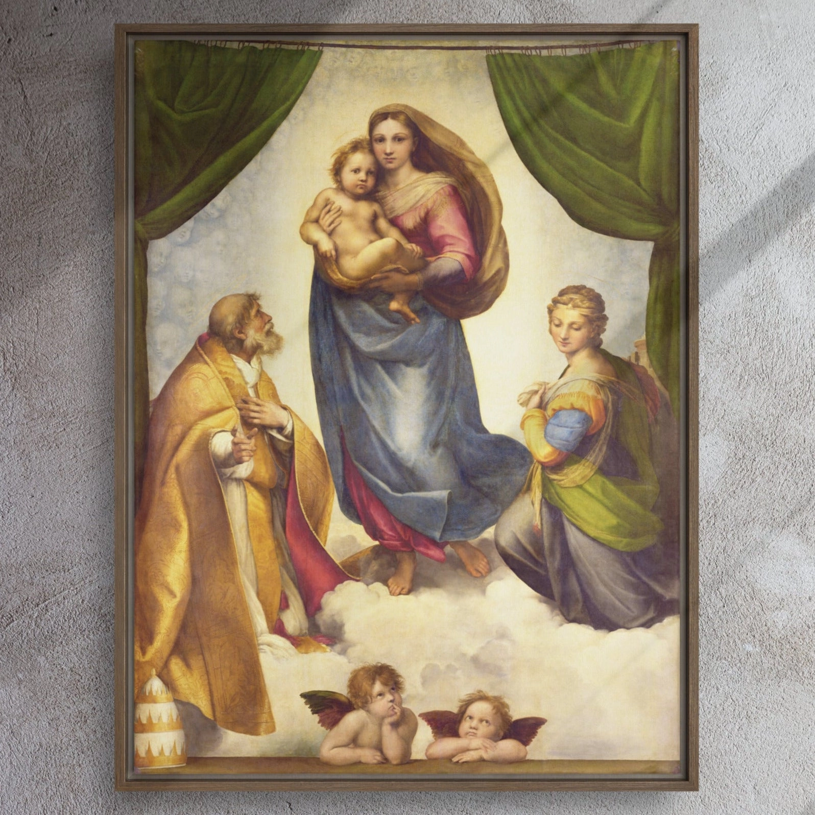 Canvas - Raffaello Sanzio da Urbino, The Sistine Madonna