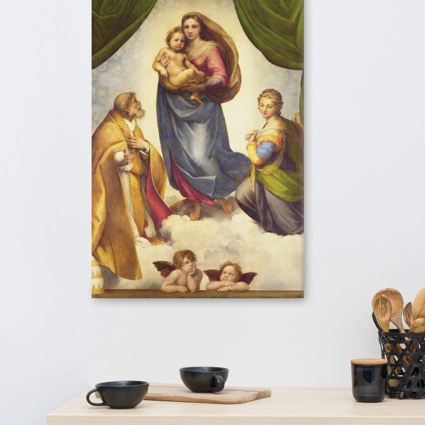 Canvas - Raffaello Sanzio da Urbino, The Sistine Madonna