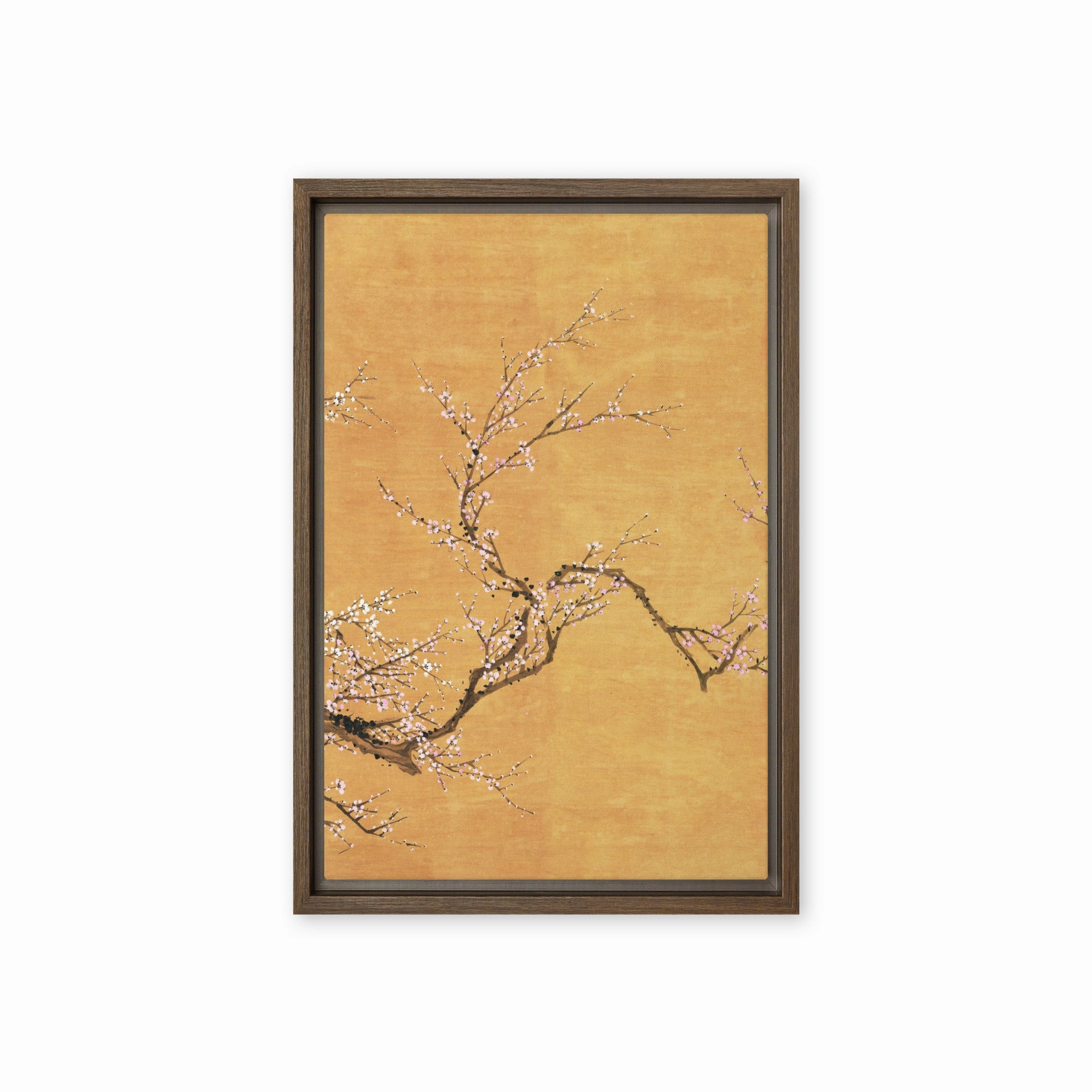 Canvas - Red and white plum blossoms