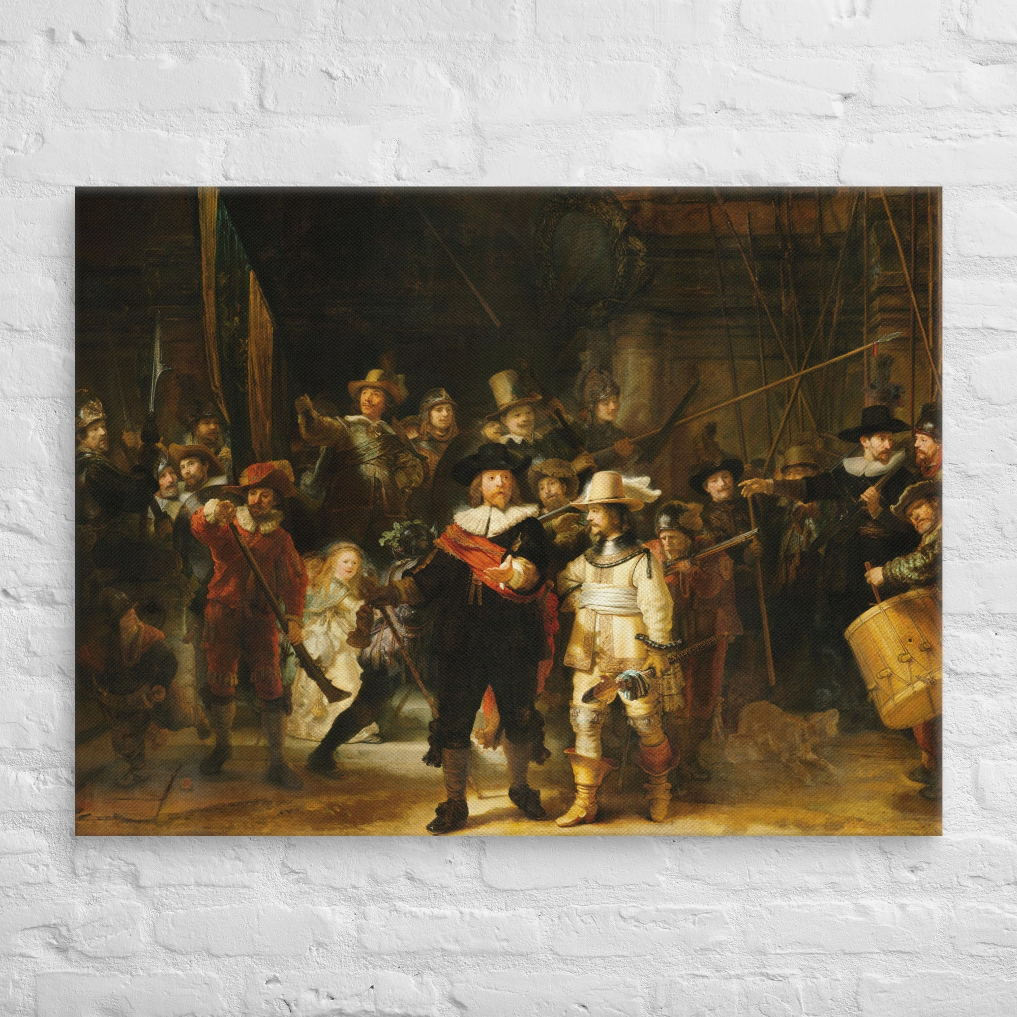 Canvas - Rembrandt van Rijn, The Night Watch