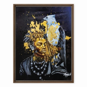 Canvas - Royal Spirit (the Crown Prince), Nokuthula M Mpofu canvas mural art