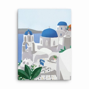Canvas - Santorini canvas mural art