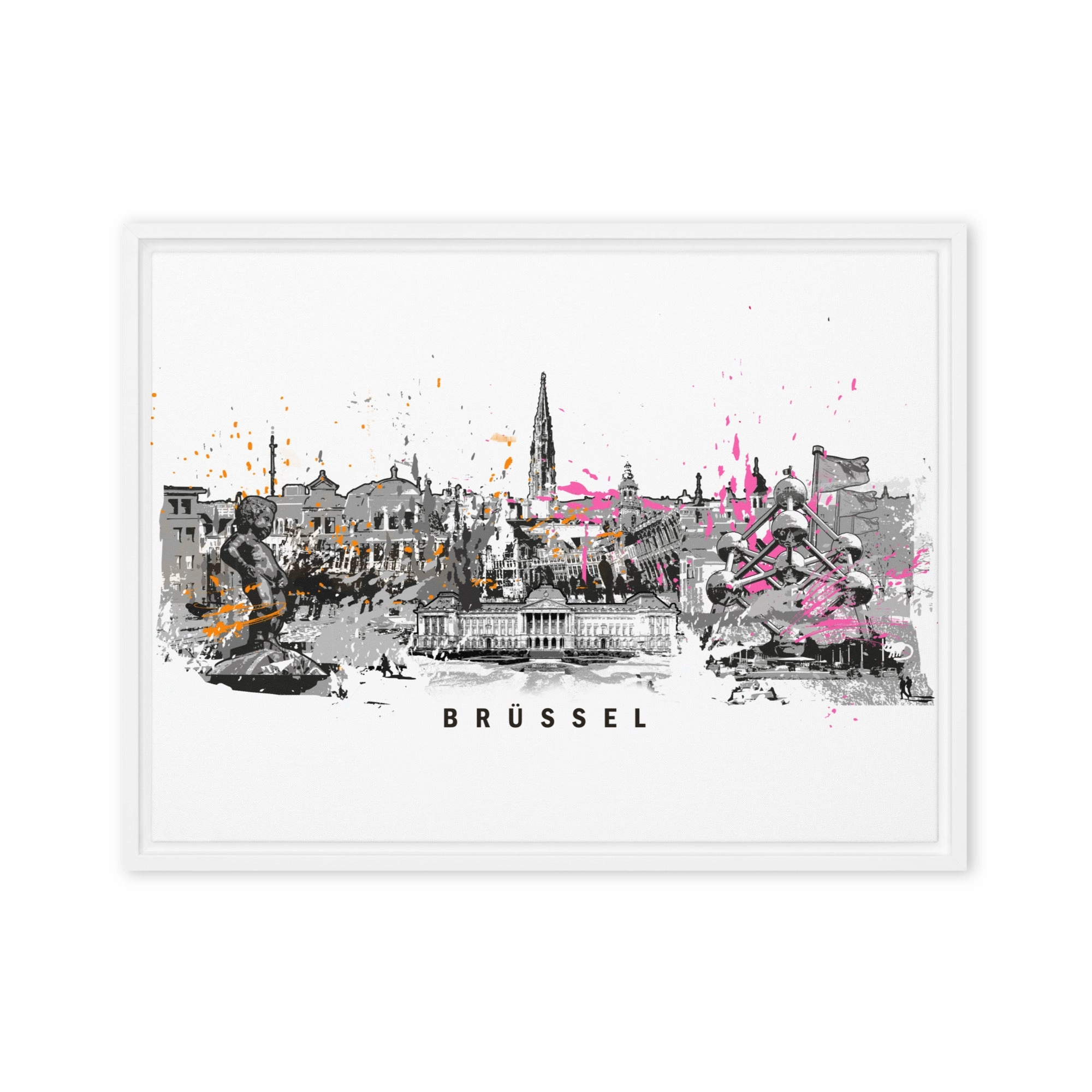 Canvas - Skyline Brussels