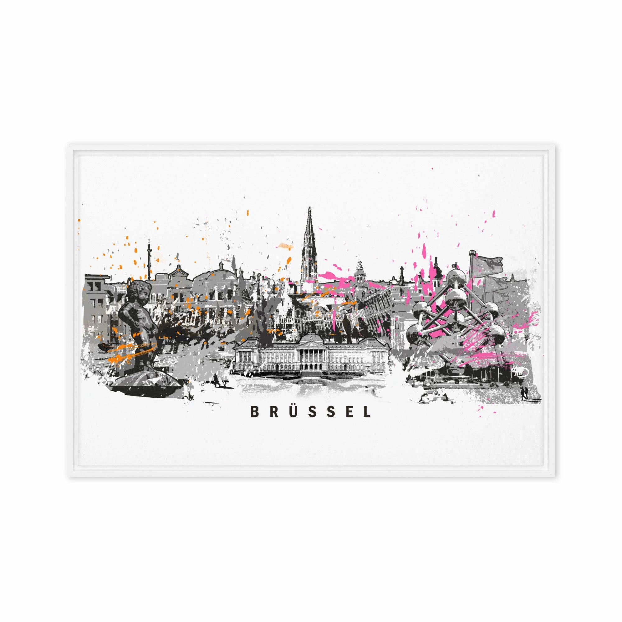 Canvas - Skyline Brussels
