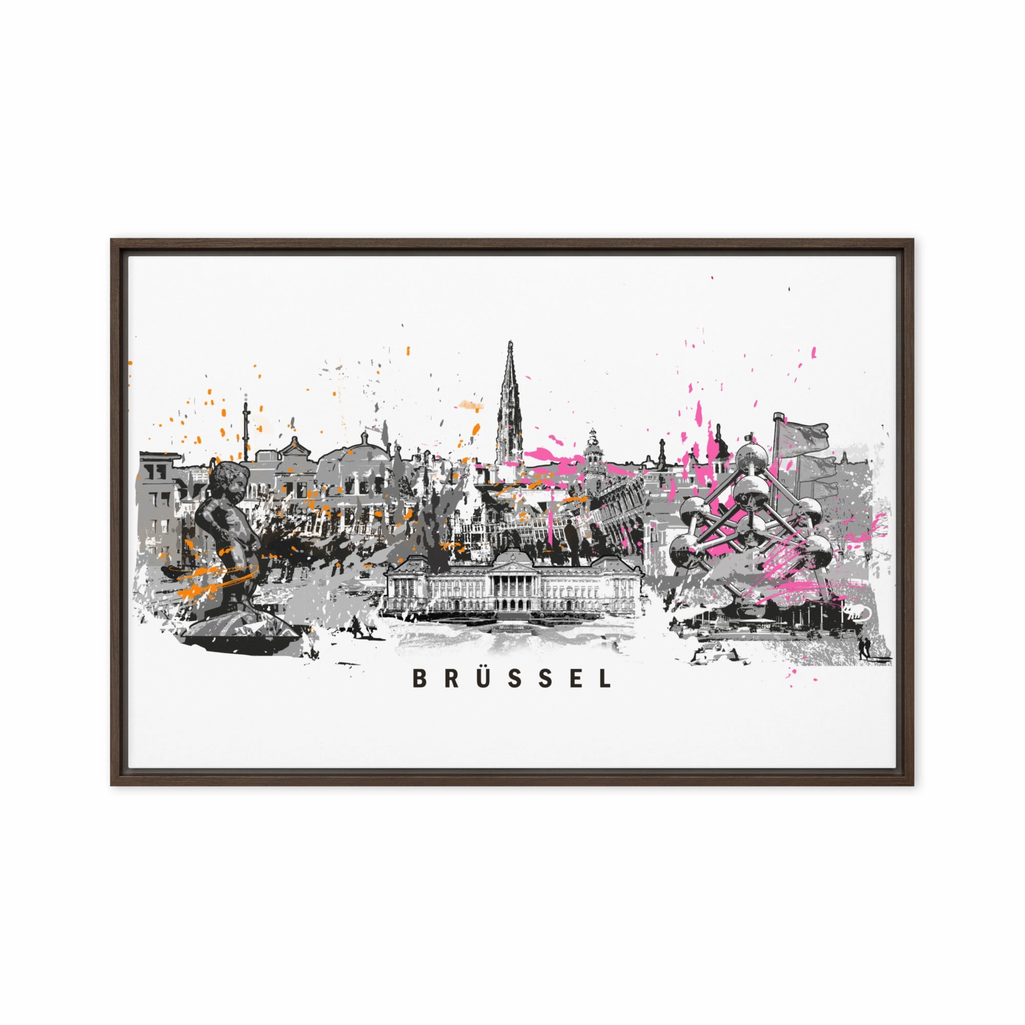 Canvas - Skyline Brussels