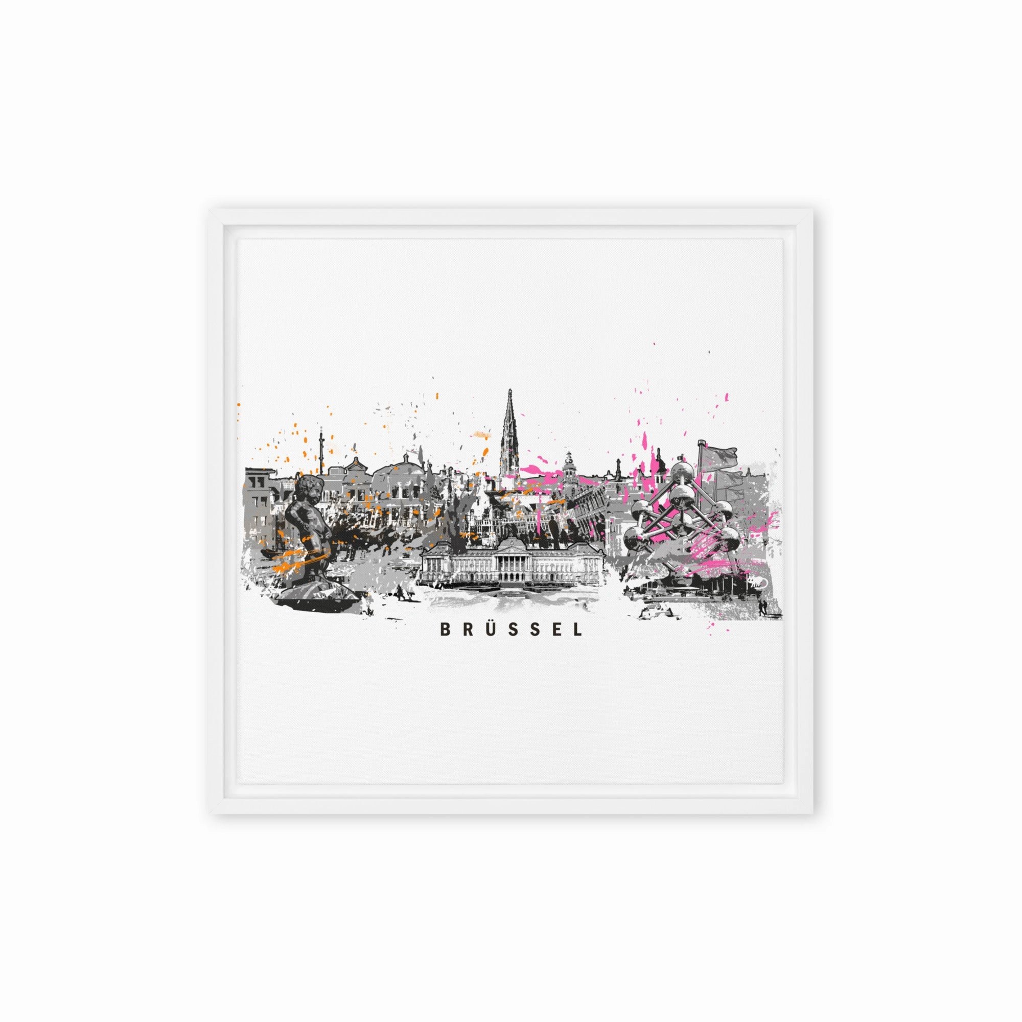 Canvas - Skyline Brussels