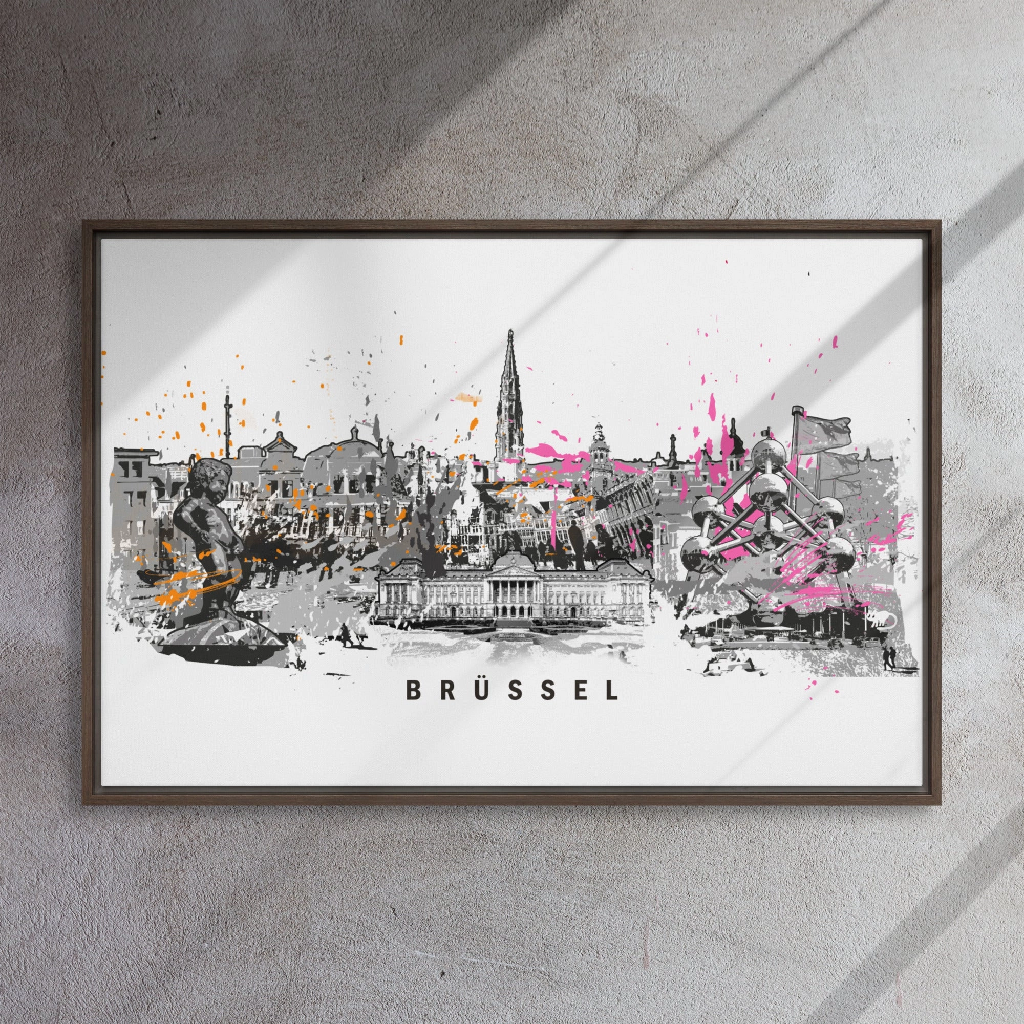 Canvas - Skyline Brussels