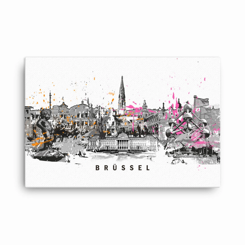 Canvas - Skyline Brussels