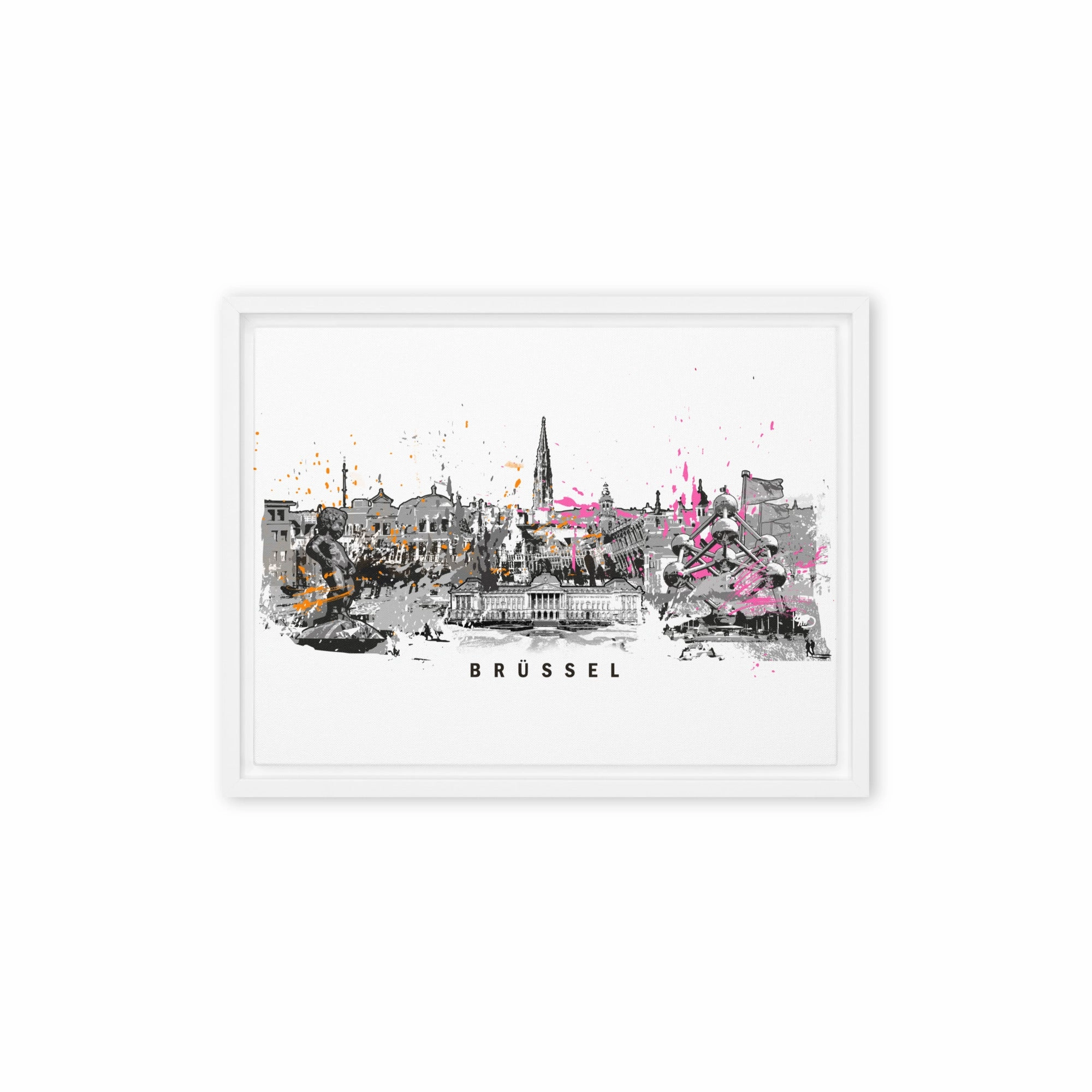 Canvas - Skyline Brussels