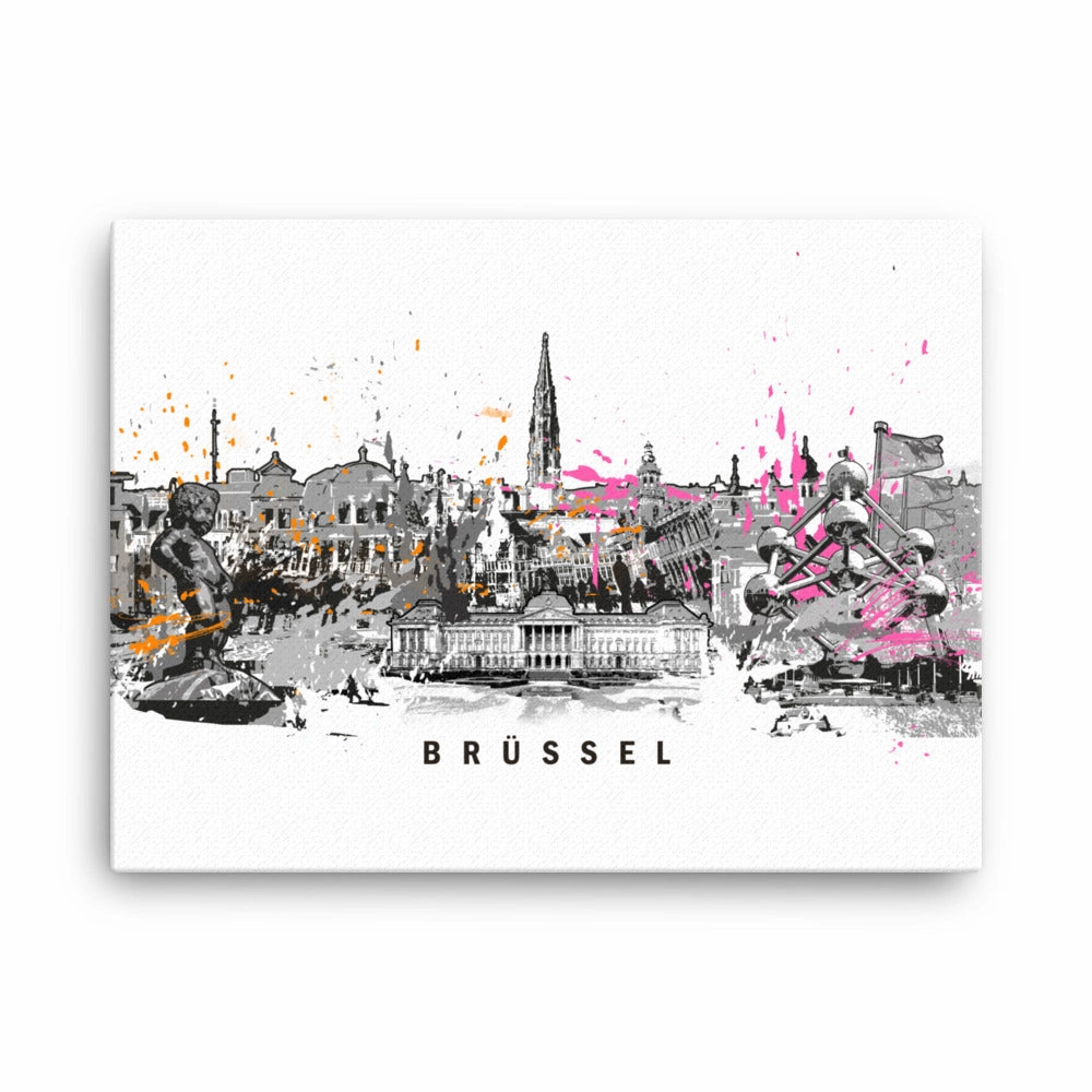 Canvas - Skyline Brussels