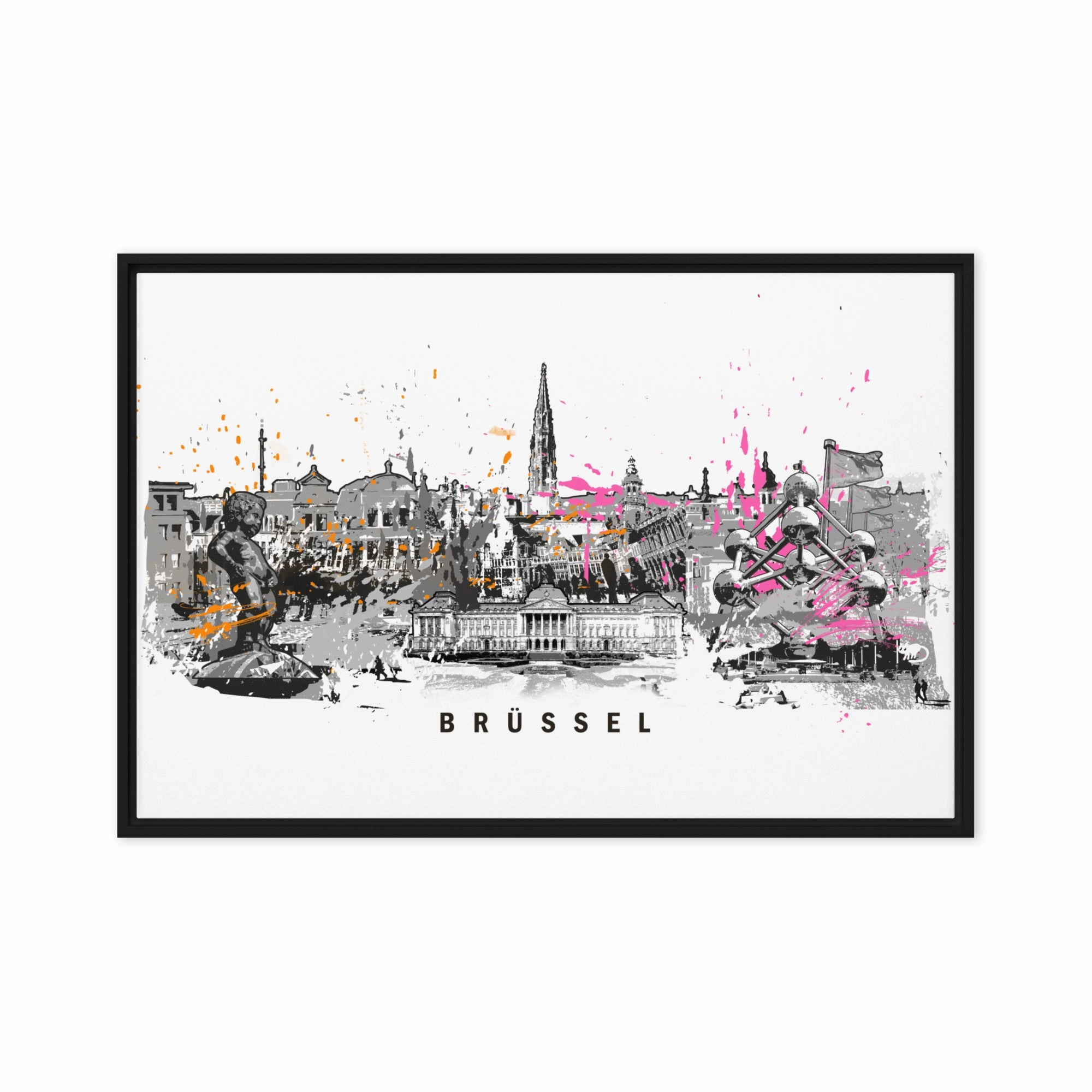 Canvas - Skyline Brussels