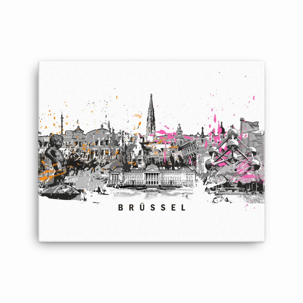 Canvas - Skyline Brussels