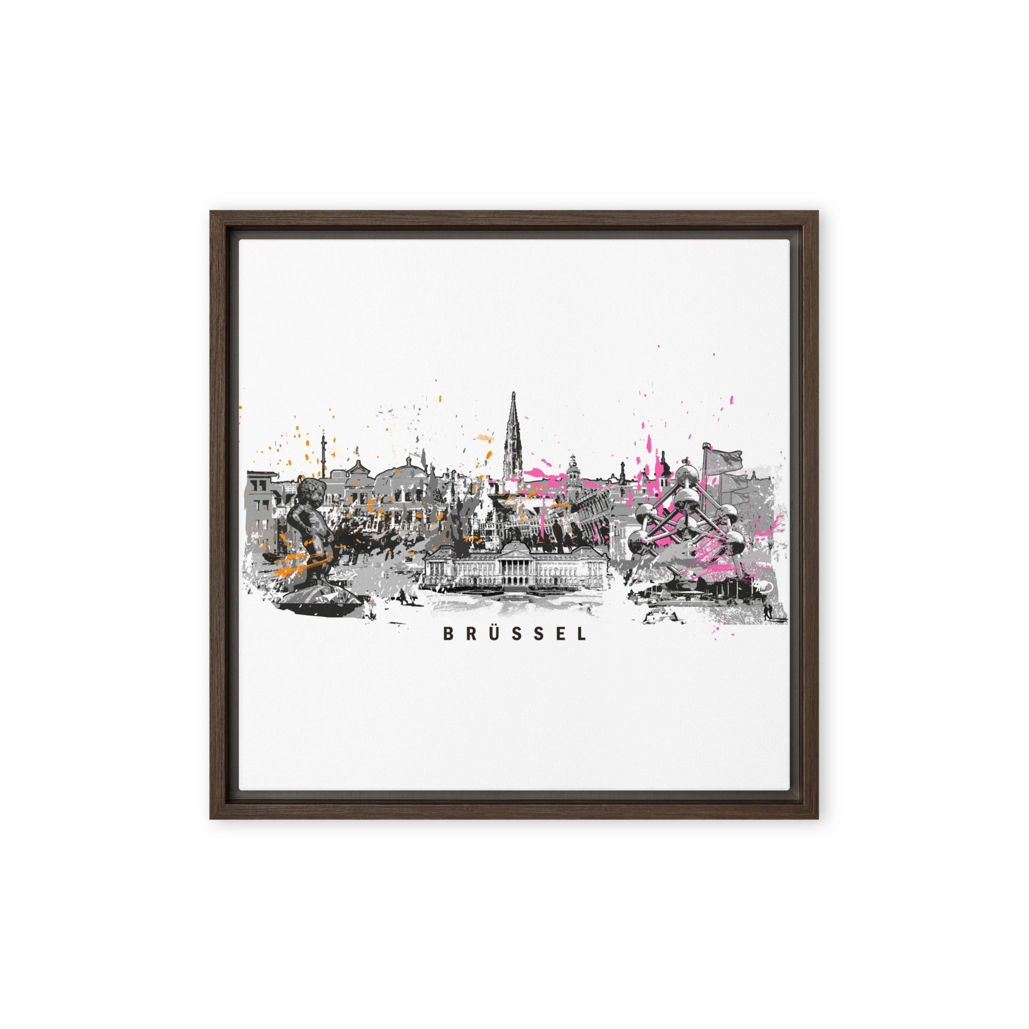 Canvas - Skyline Brussels