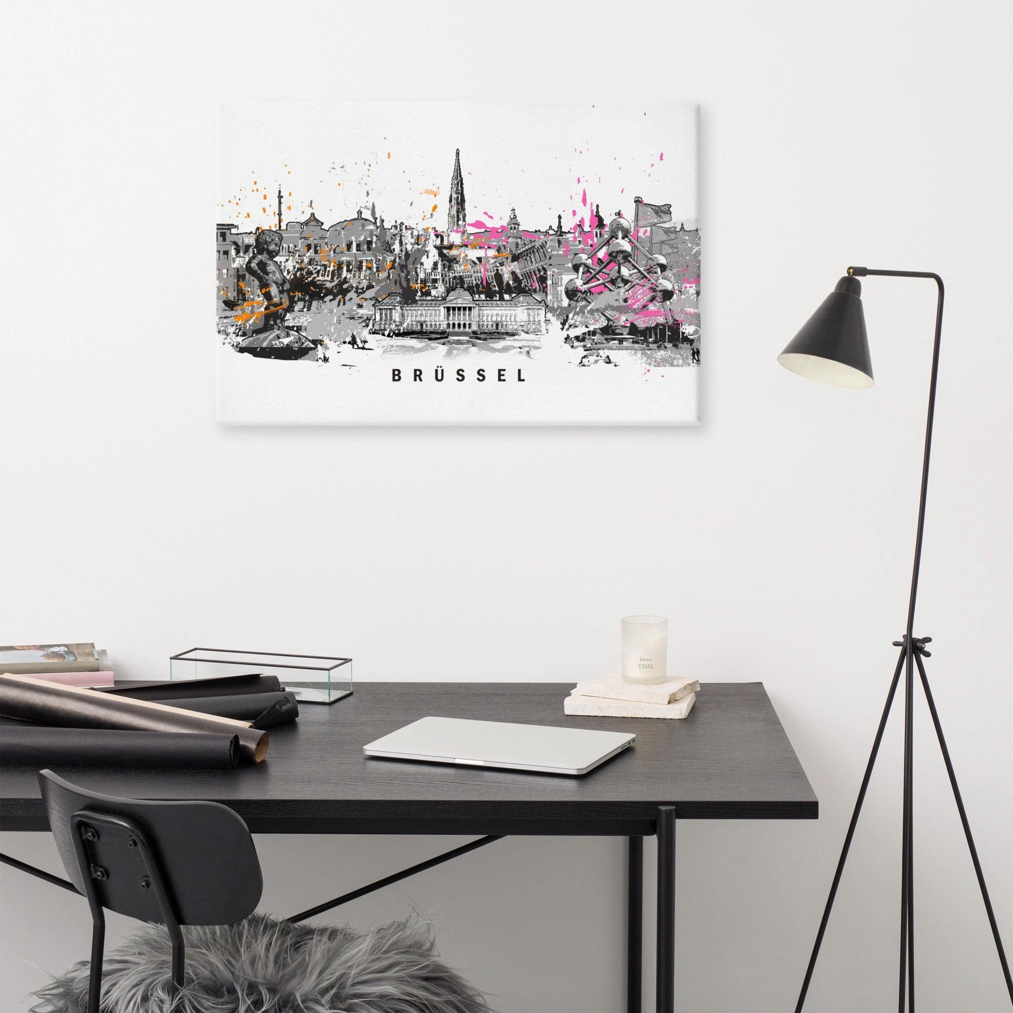 Canvas - Skyline Brussels