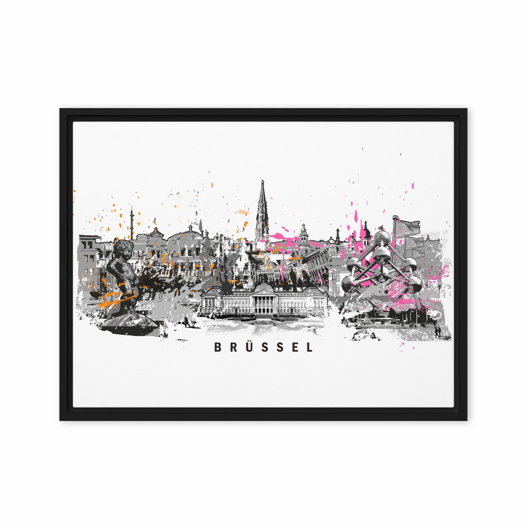 Canvas - Skyline Brussels