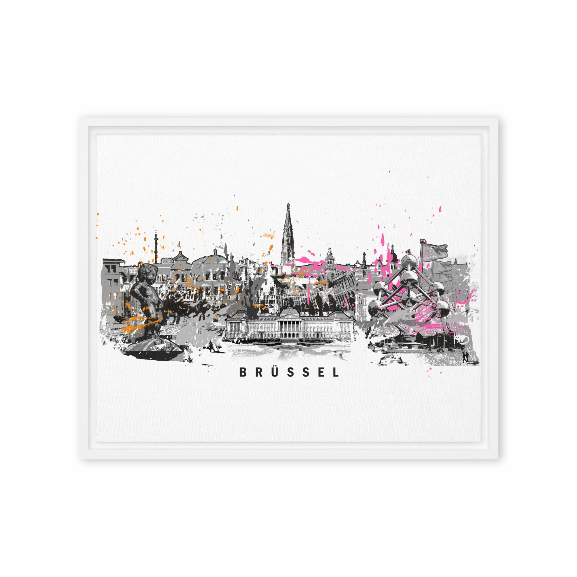 Canvas - Skyline Brussels