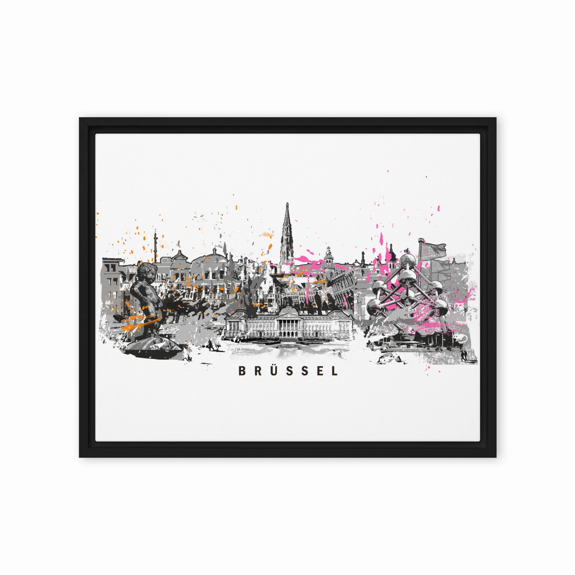 Canvas - Skyline Brussels