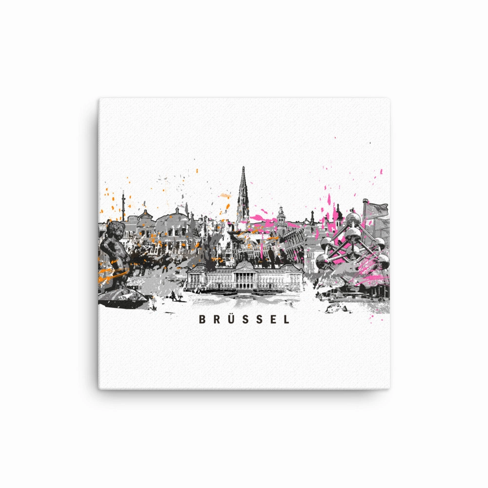 Canvas - Skyline Brussels