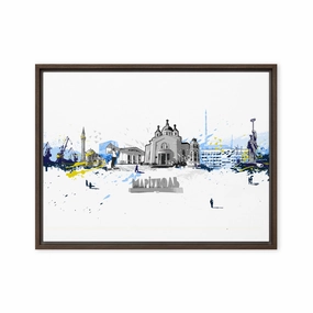 Canvas - Skyline Mariupol canvas mural art